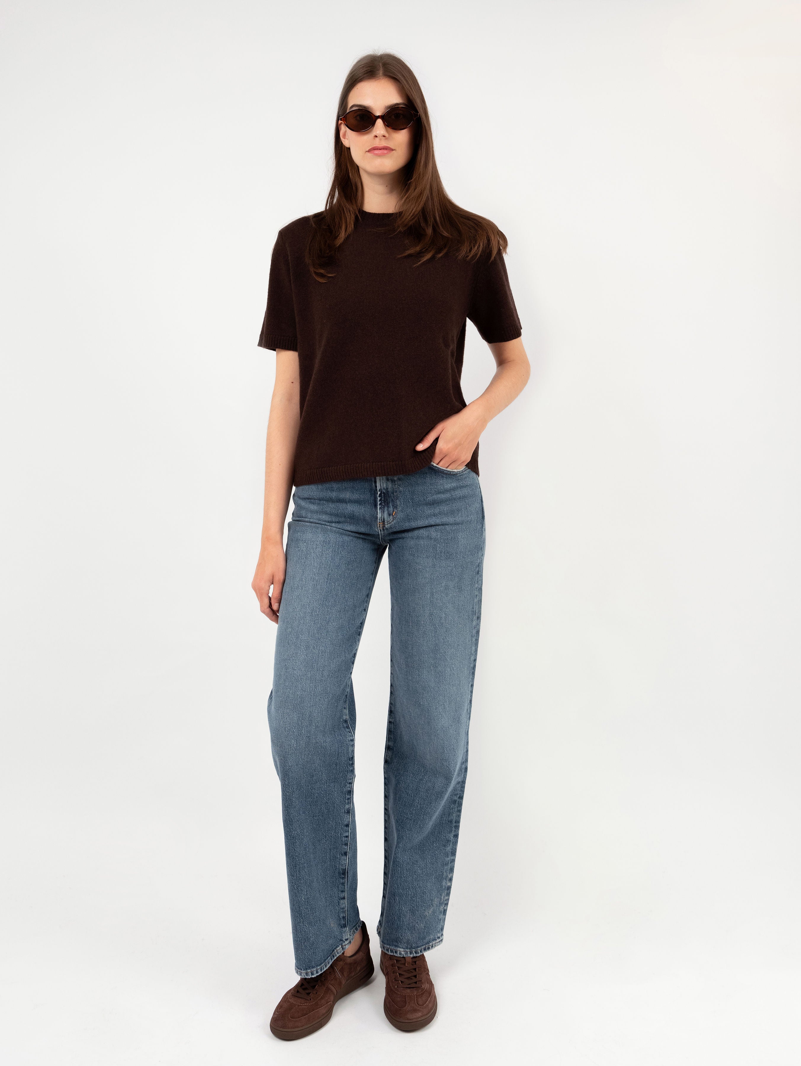 JULES SWEATER IN ESPRESSO