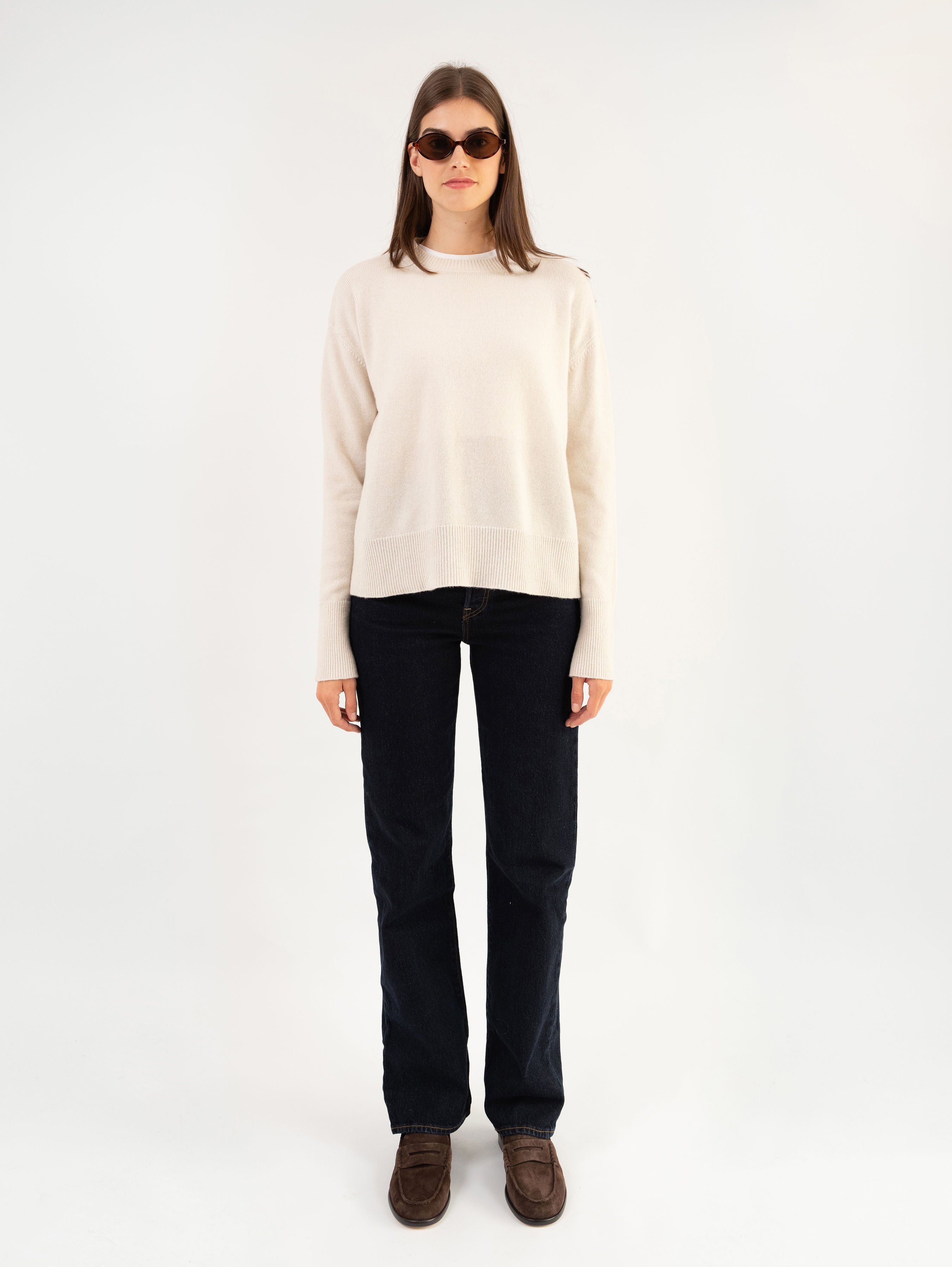 CLEO SWEATER IN VANILLA