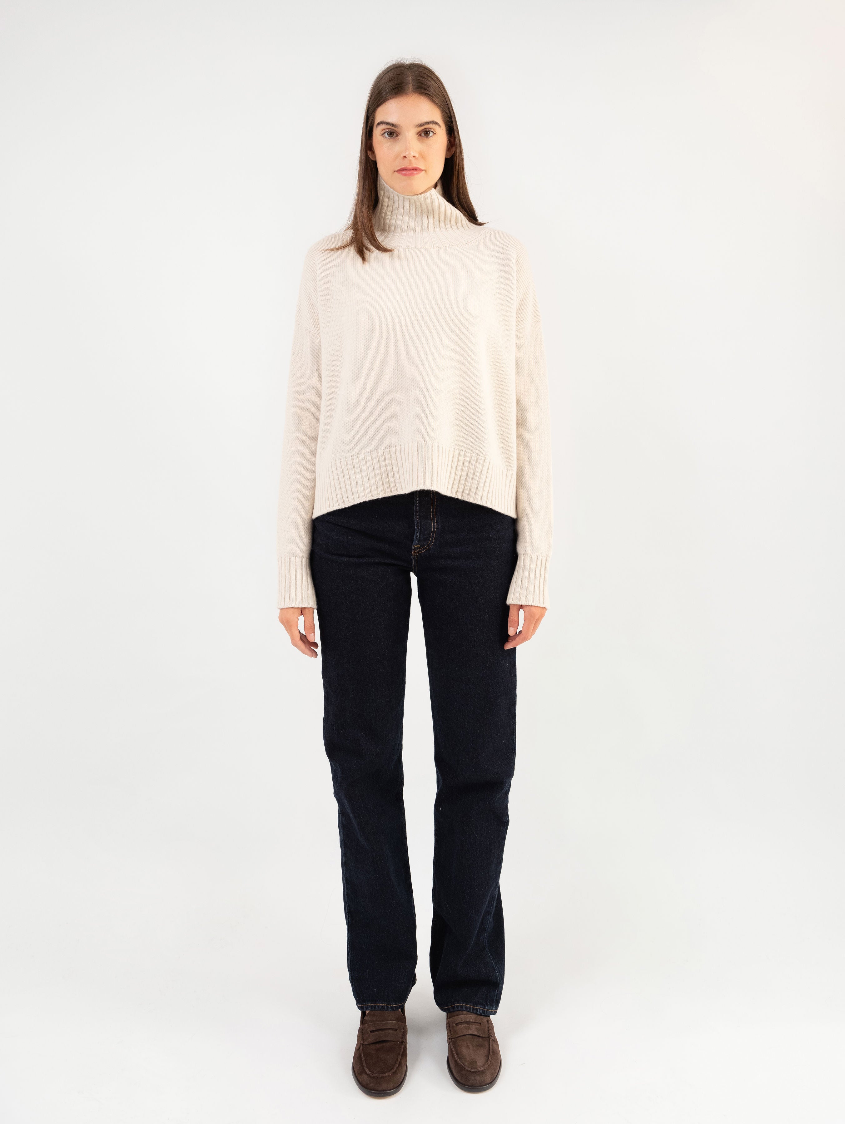 EMMA SWEATER IN VANILLA