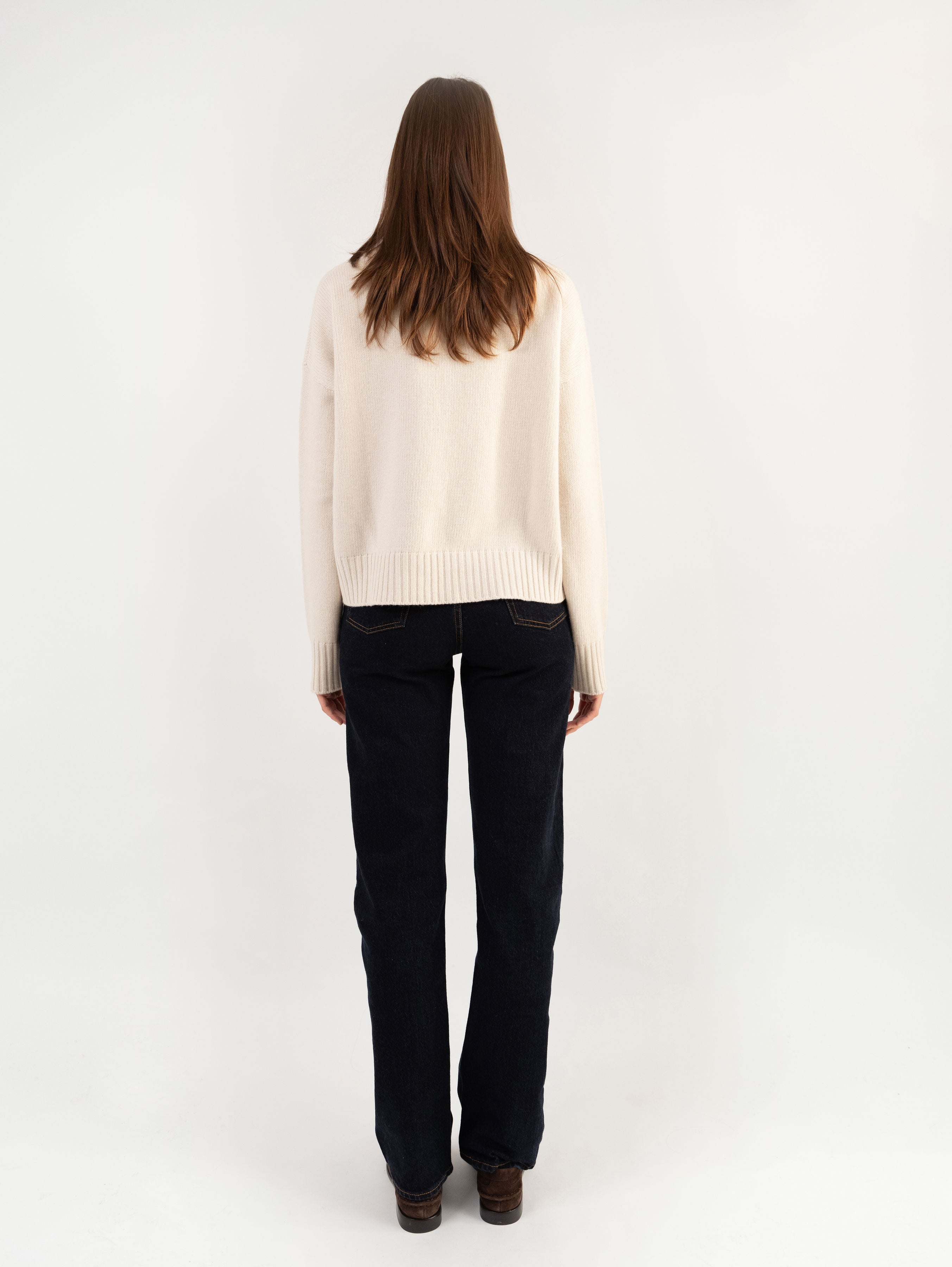 EMMA SWEATER IN VANILLA
