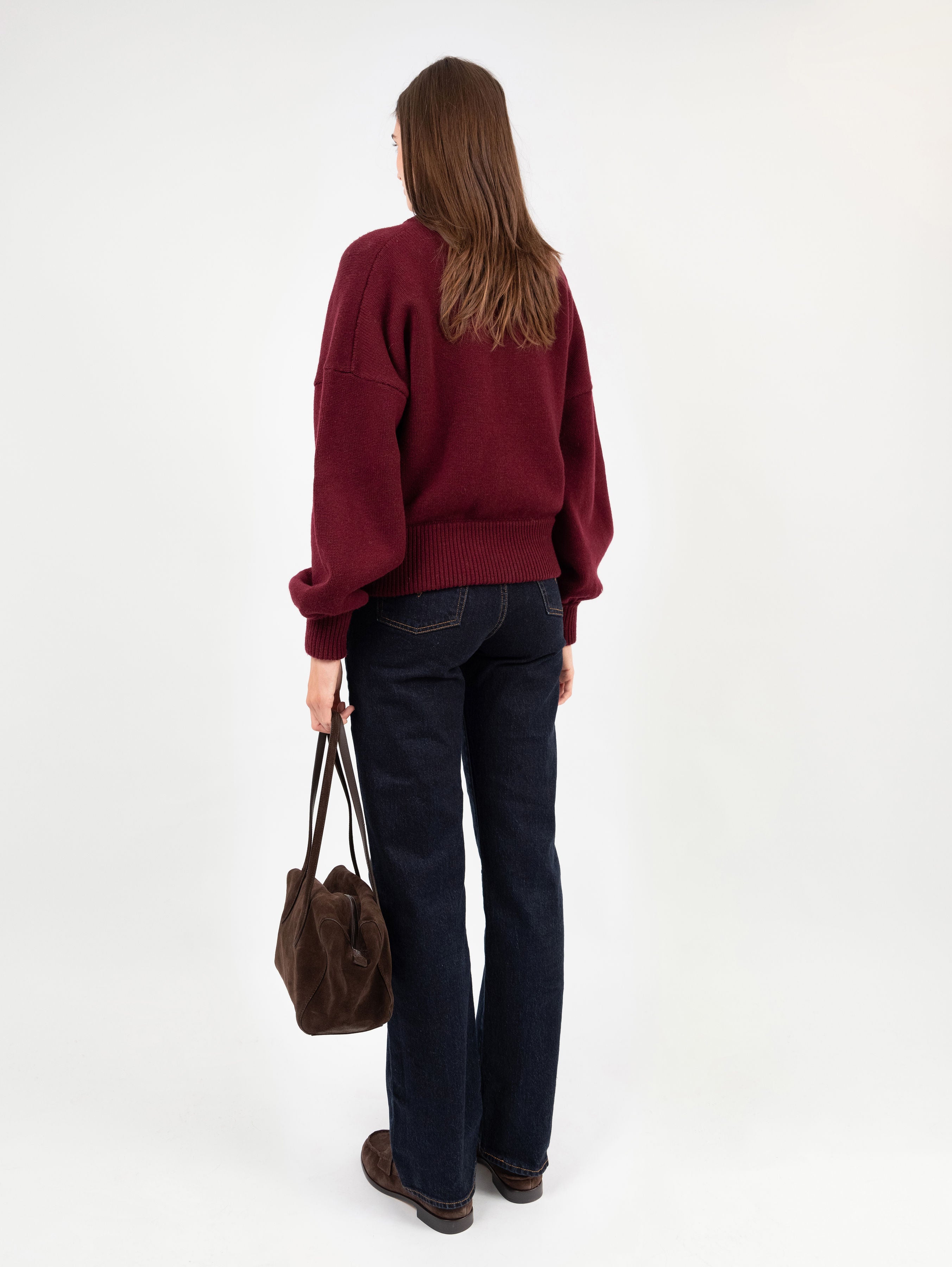 AUGUSTA JACKET IN DARK CHERRY