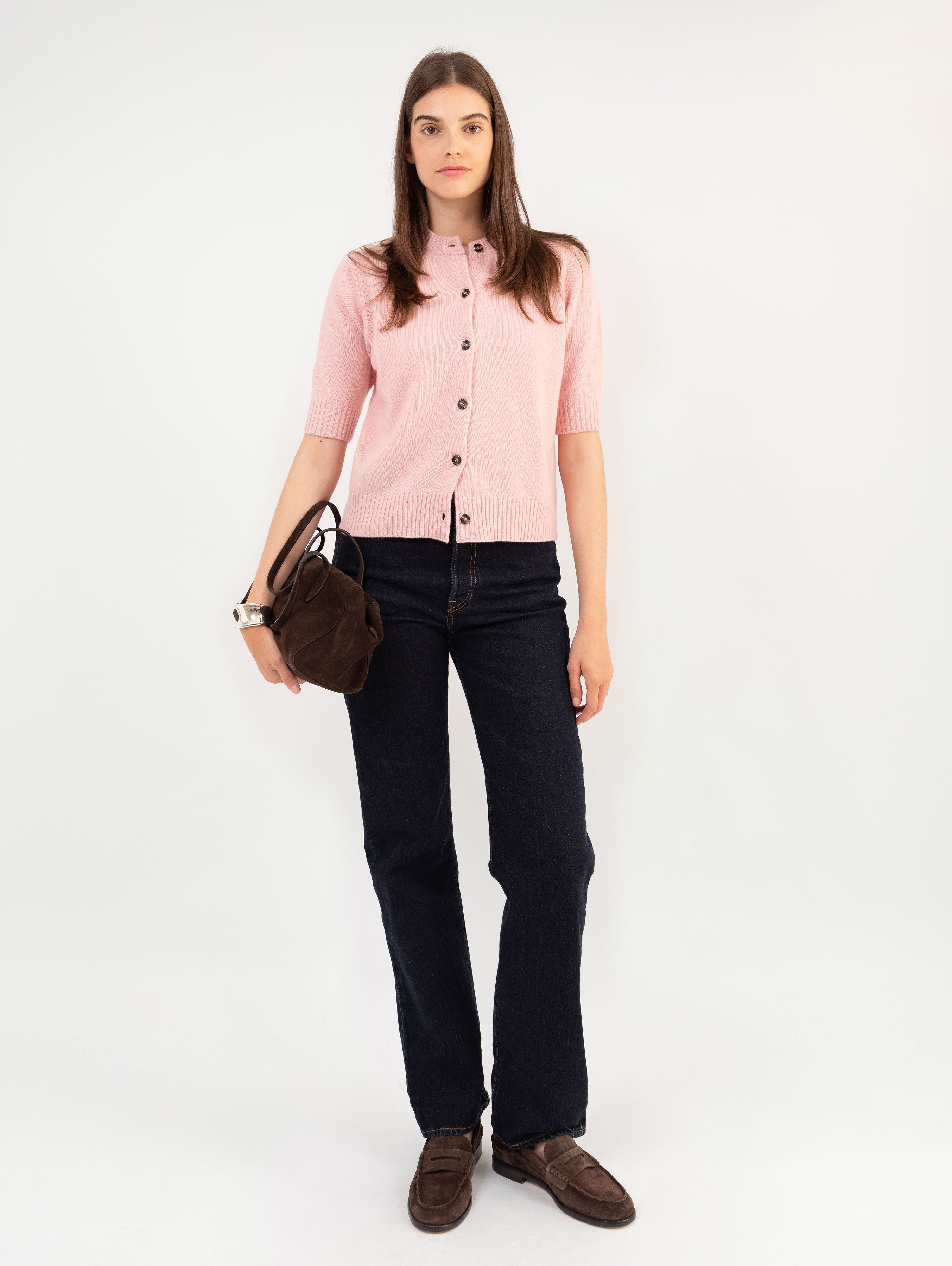 LOUISE CARDIGAN IN PINK BLOSSOM