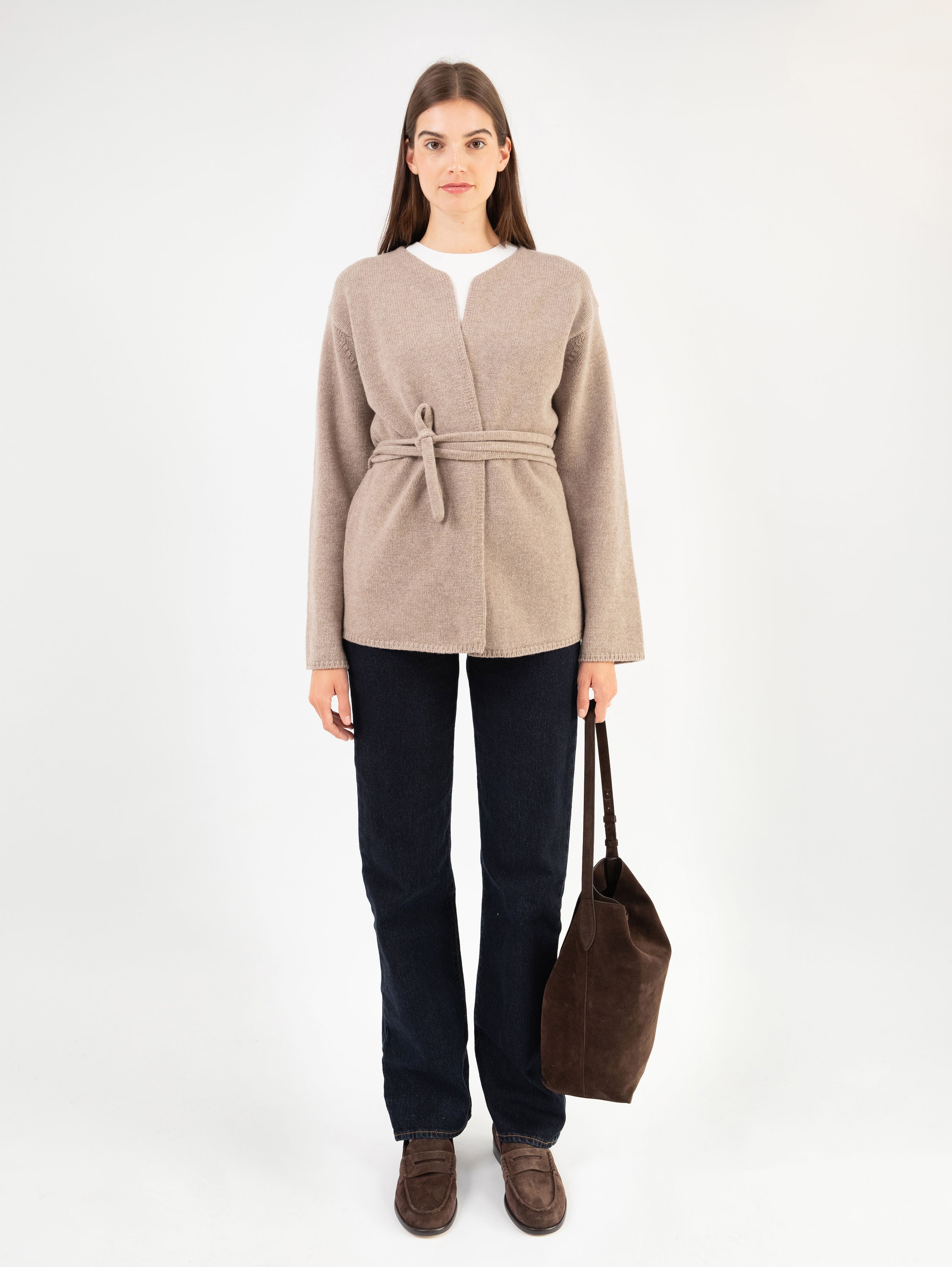 VICTORIA CARDIGAN IN WOOD