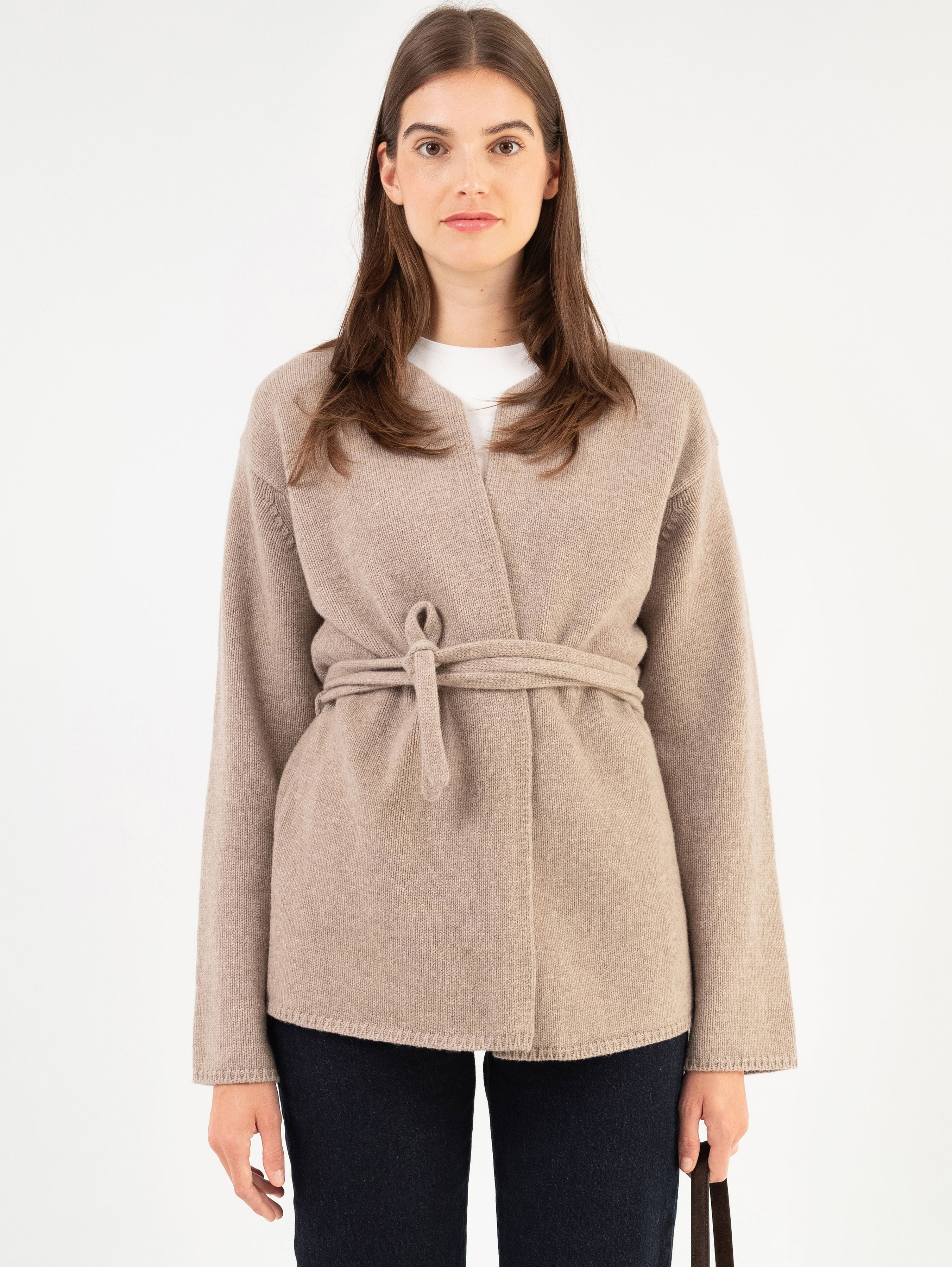 VICTORIA CARDIGAN IN WOOD