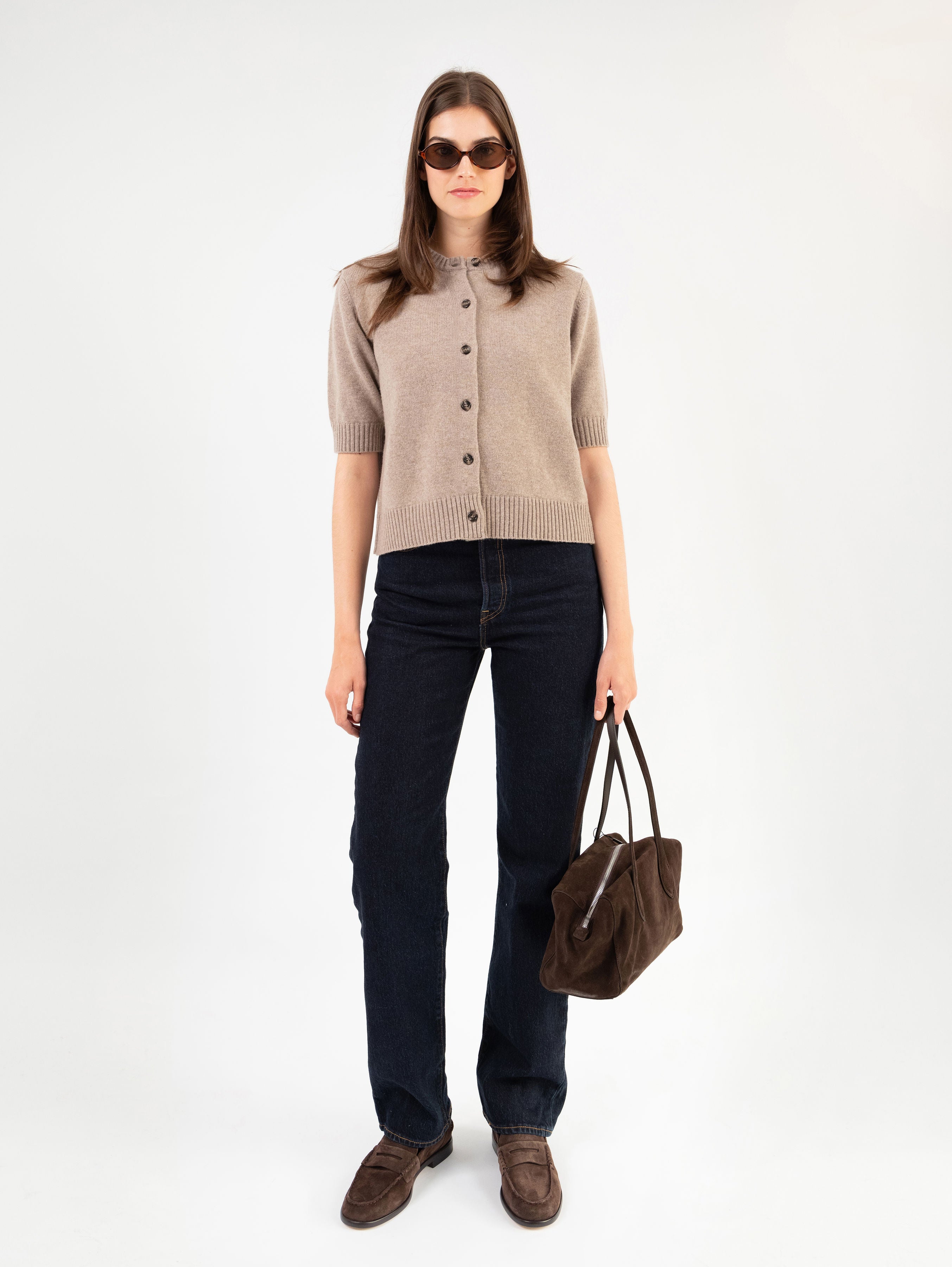 LOUISE CARDIGAN IN WOOD