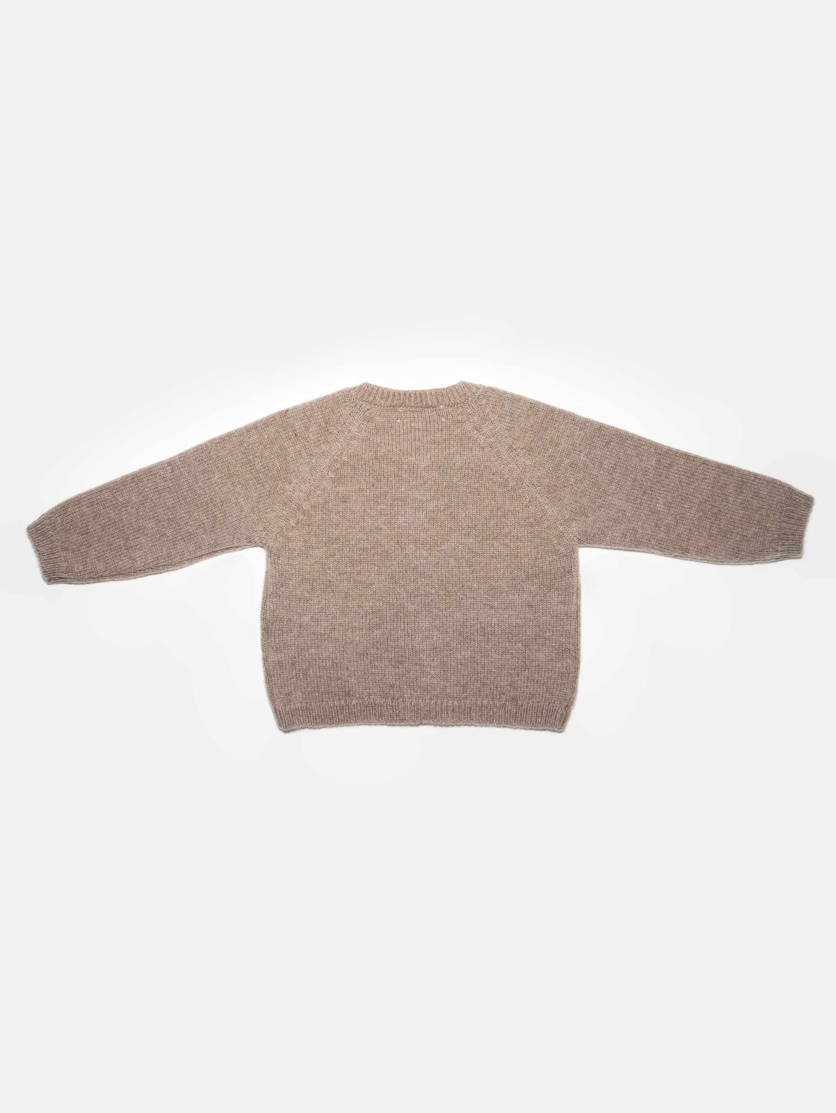 CHARLOTTE CARDIGAN IN SOFT TAUPE