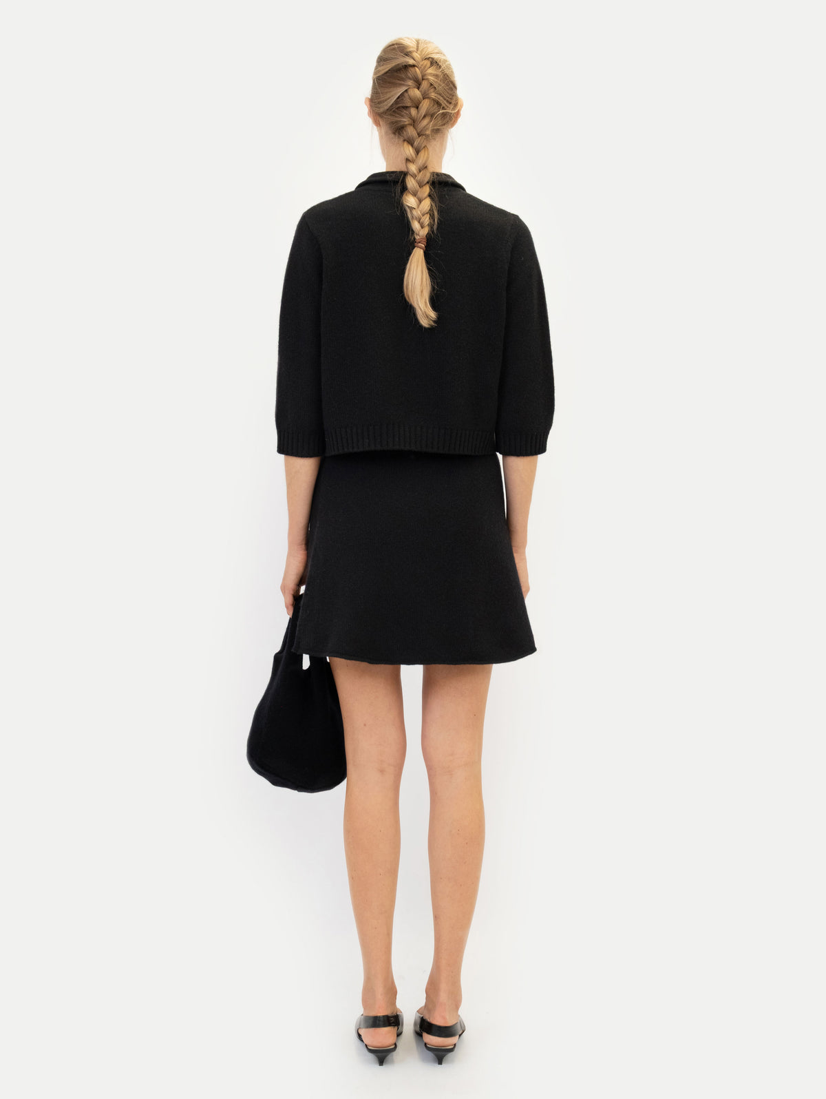 LAURA JACKET IN BLACK SESAME