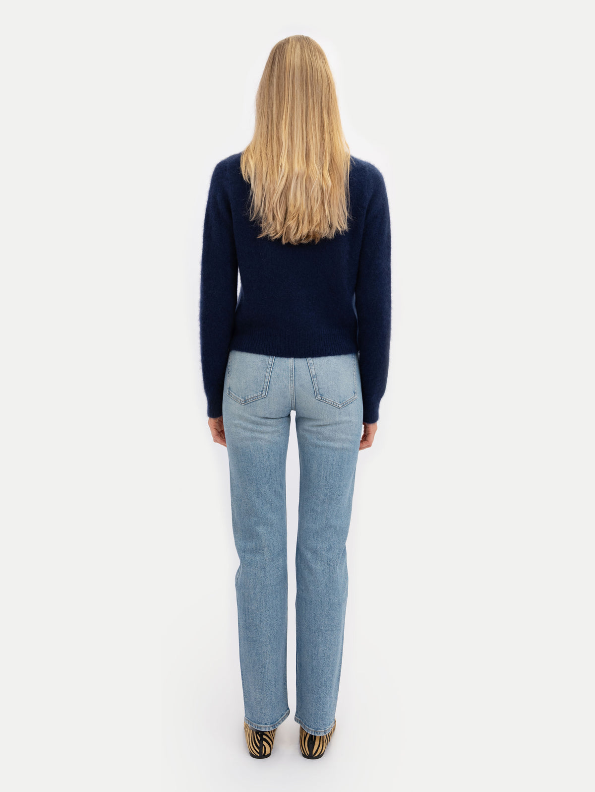 TESSA SWEATER IN DEEP BLUE