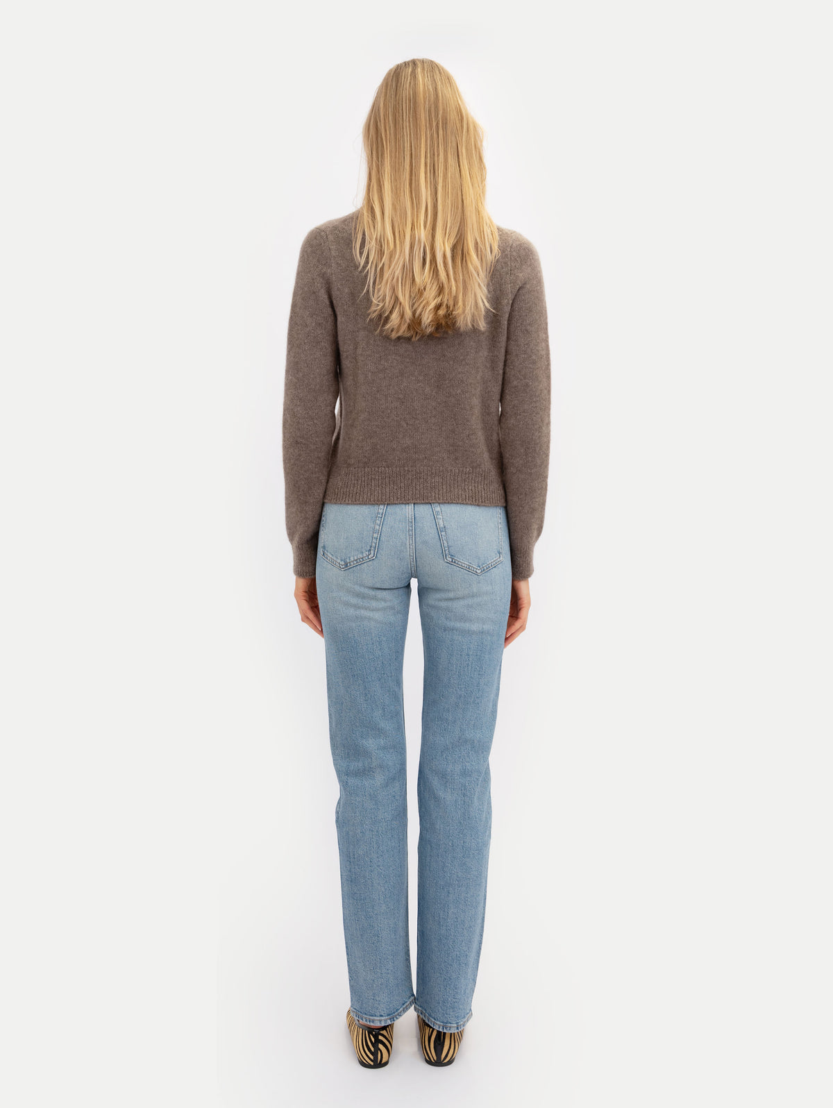 TESSA SWEATER IN HAZELNUT