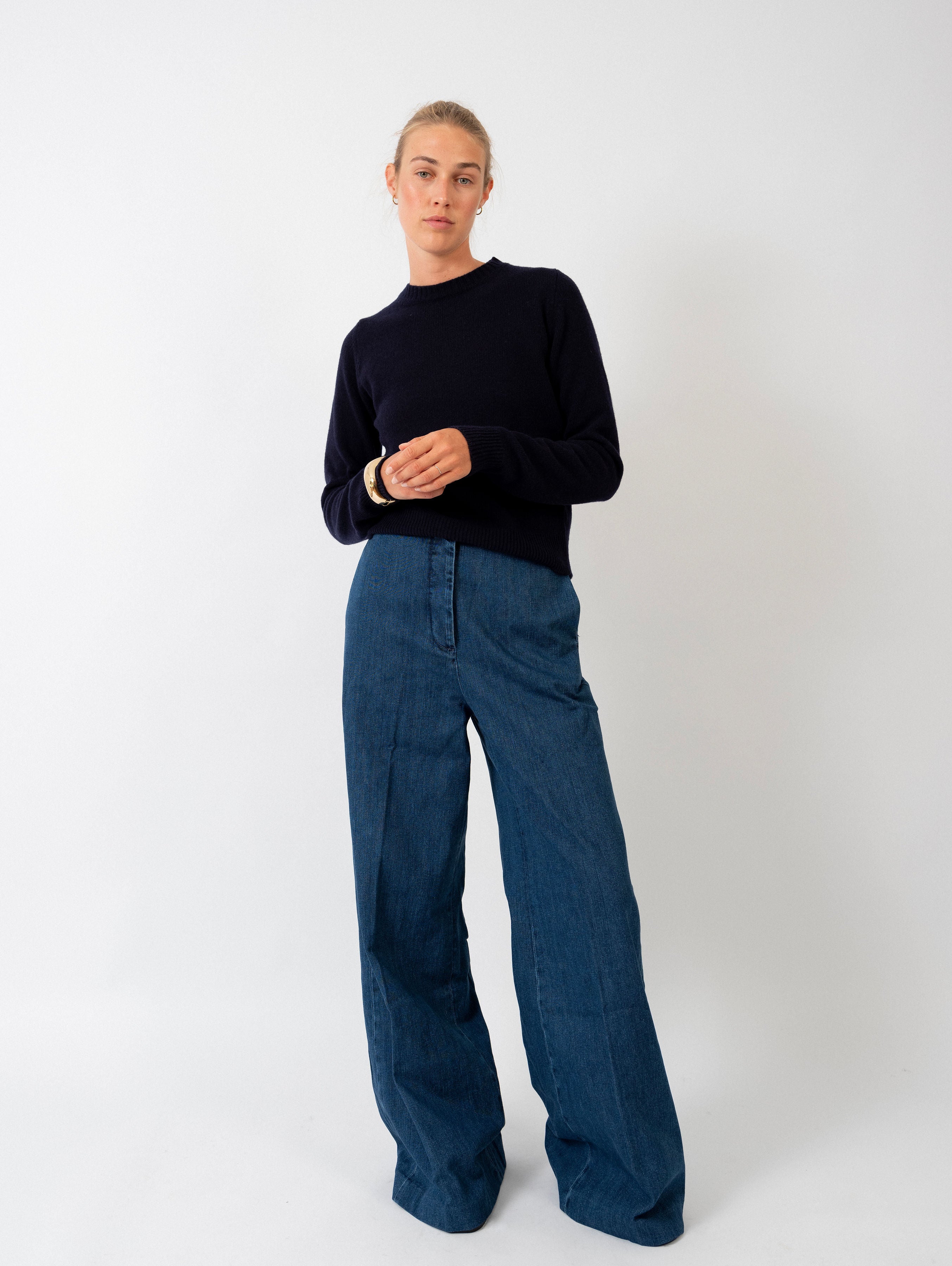 THERESA SWEATER IN DEEP BLUE