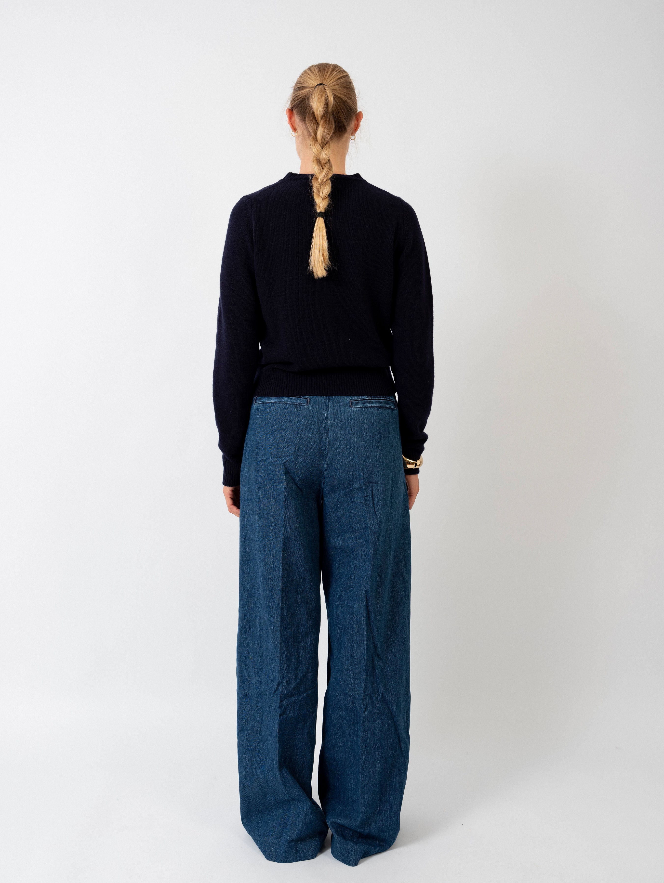 THERESA SWEATER IN DEEP BLUE