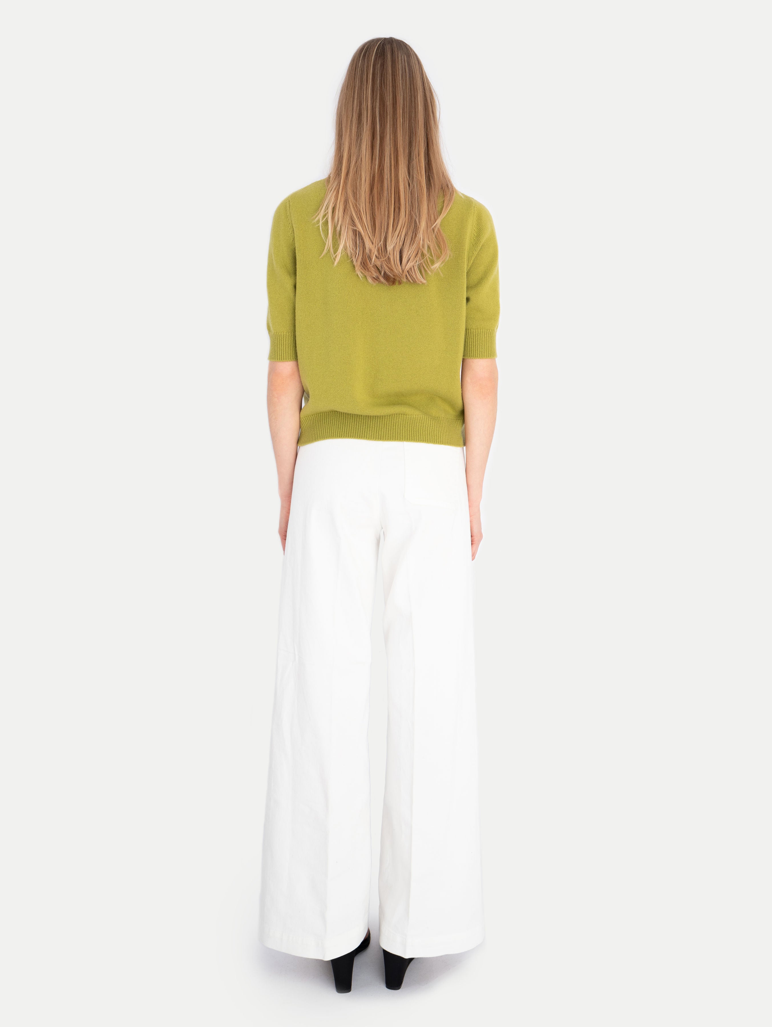 CELINE CARDIGAN IN AVOCADO
