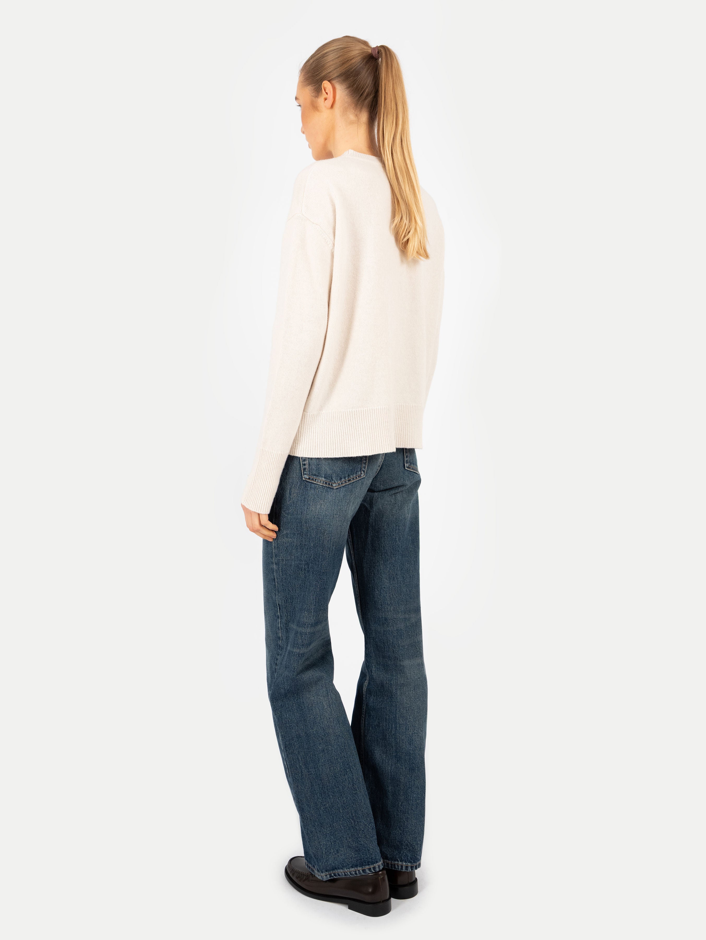 CLEO SWEATER IN VANILLA