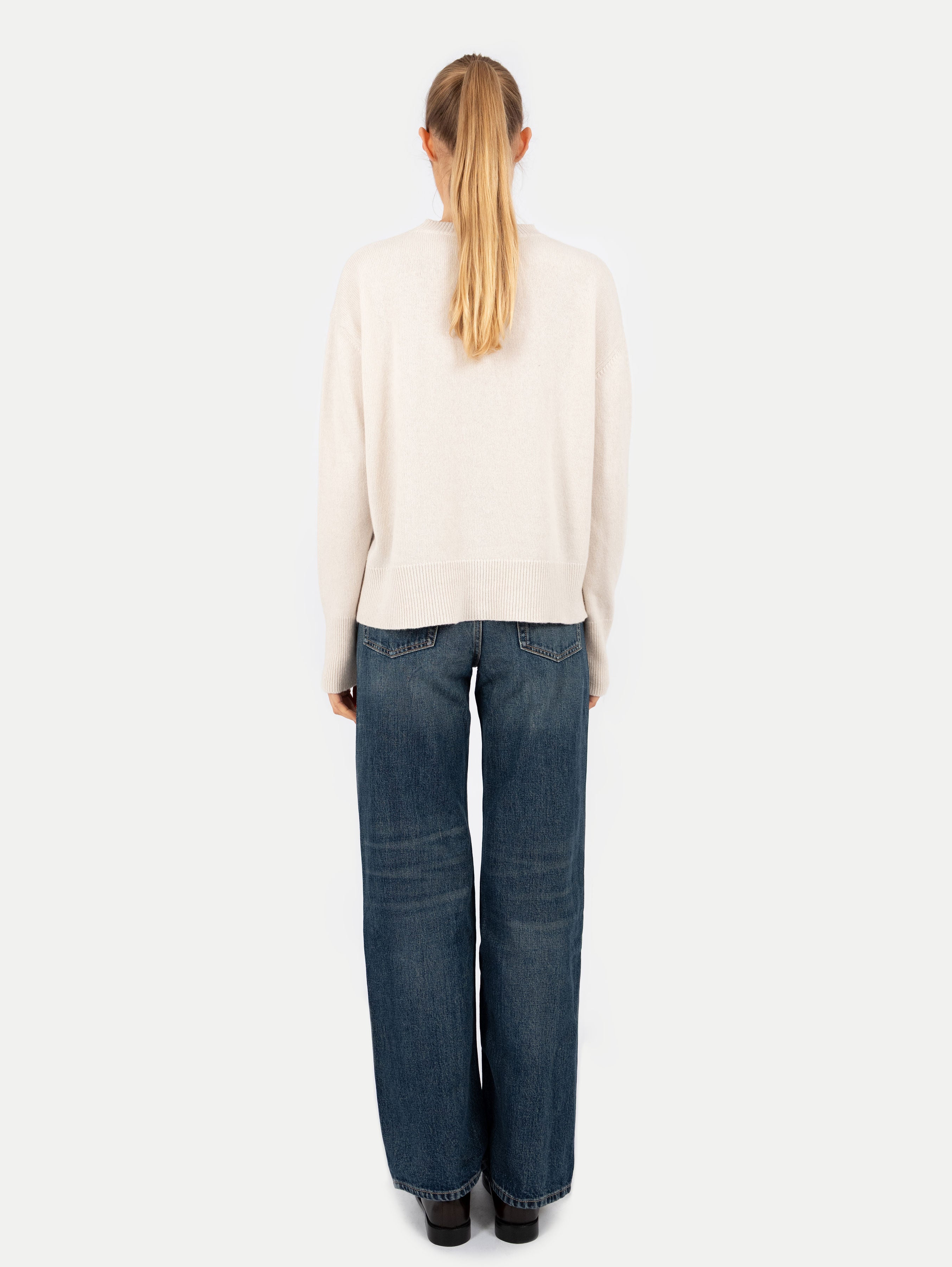 CLEO SWEATER IN VANILLA