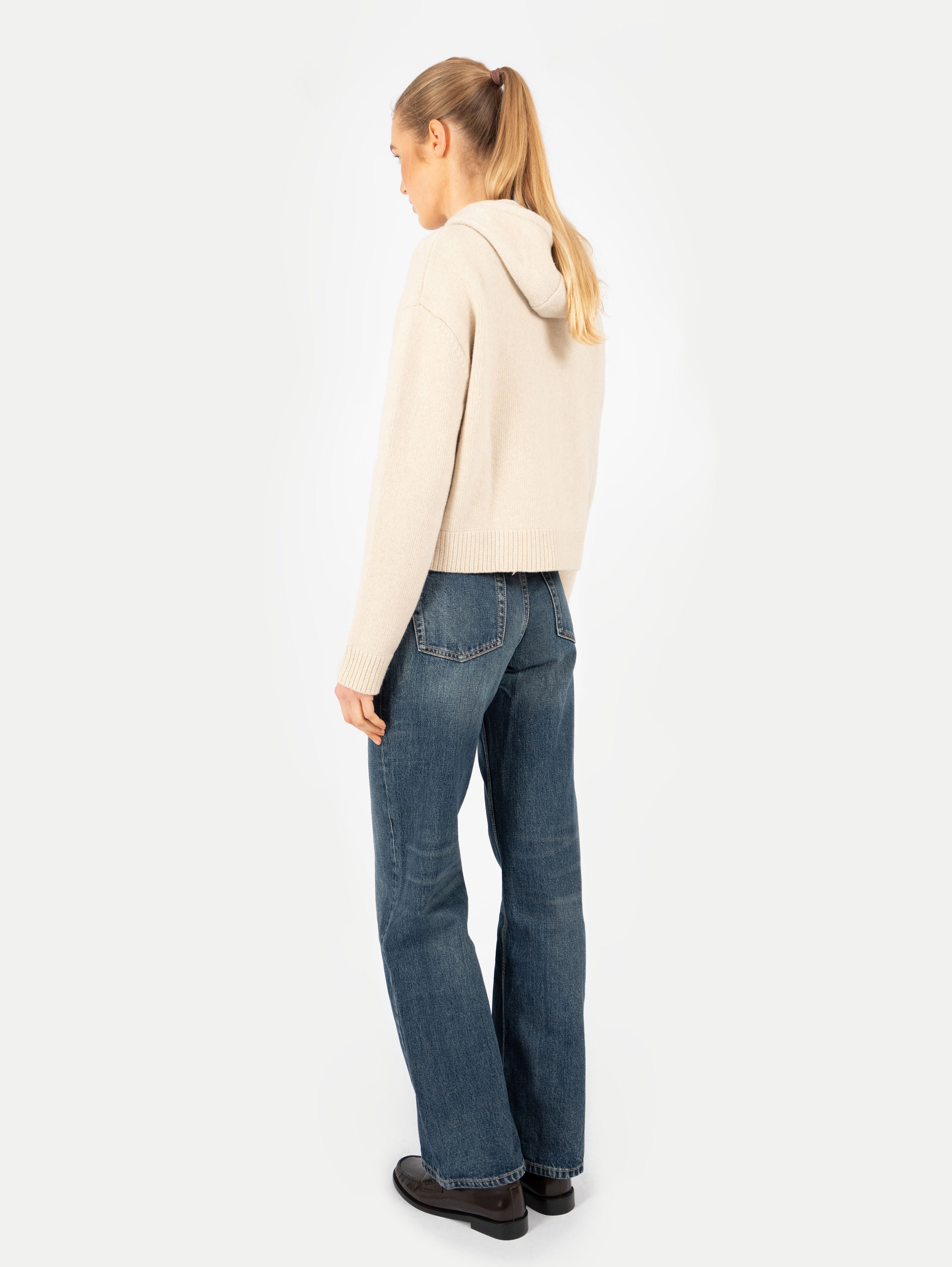 JO ZIP JACKET IN BUTTERMILK
