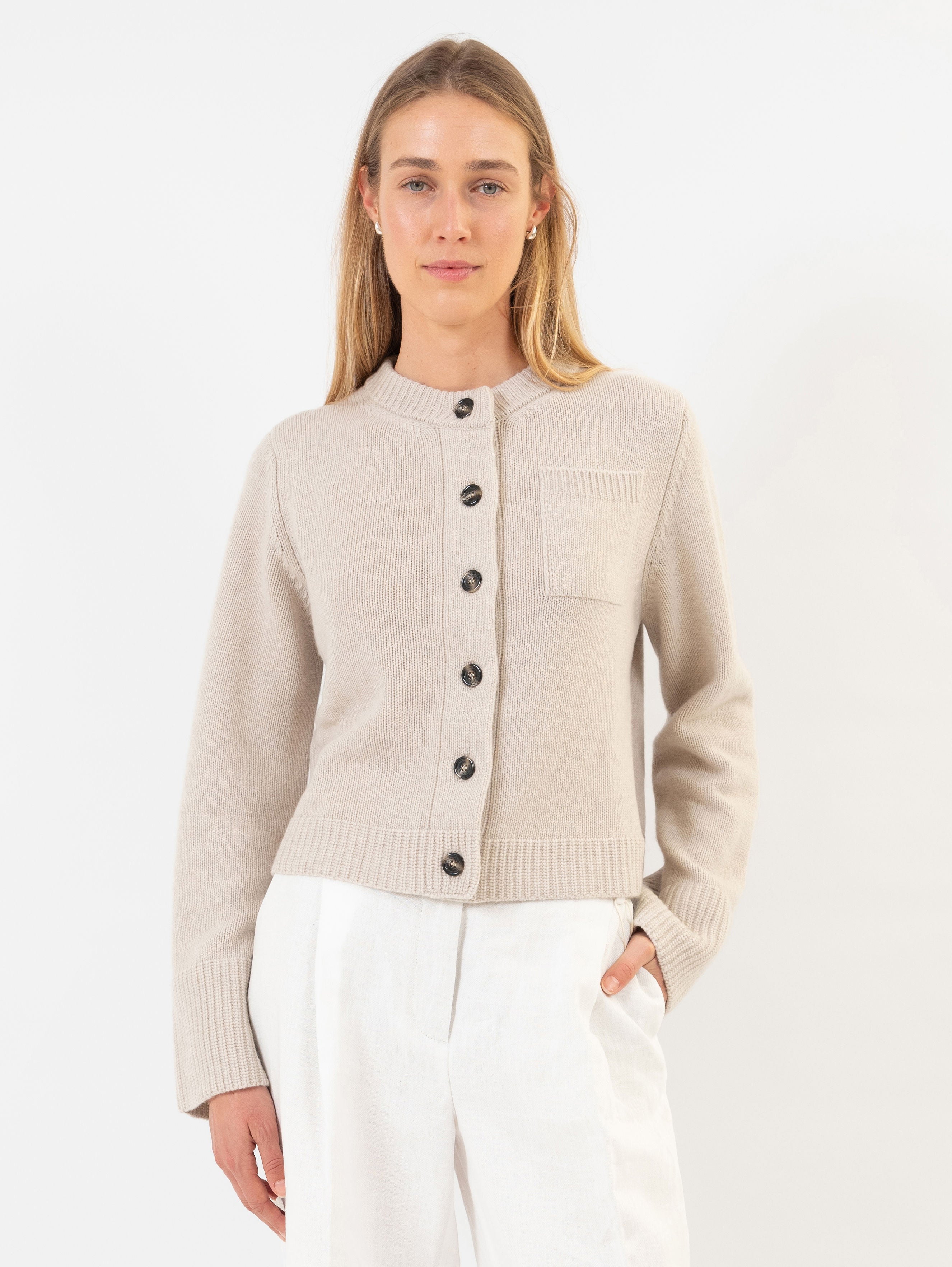 LILLY CARDIGAN IN SAND