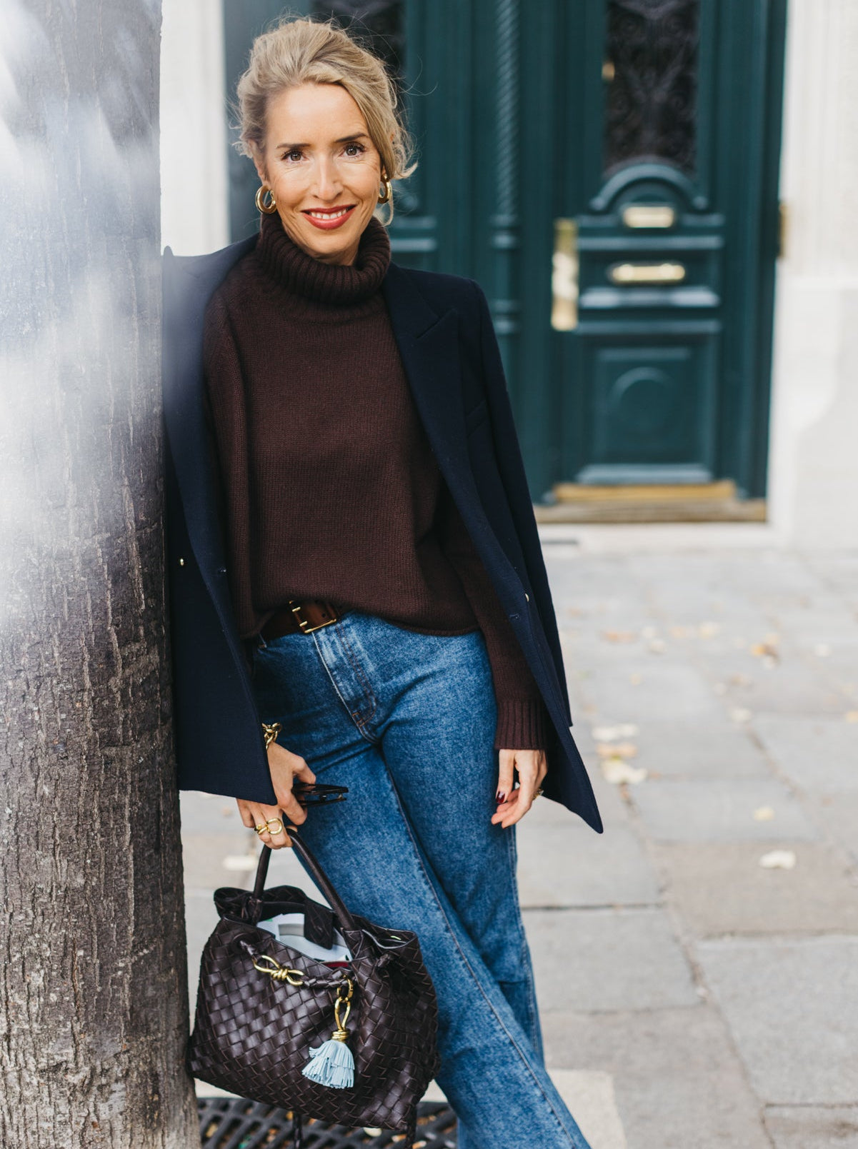 LAURA TURTLENECK IN TRUFFLE BROWN
