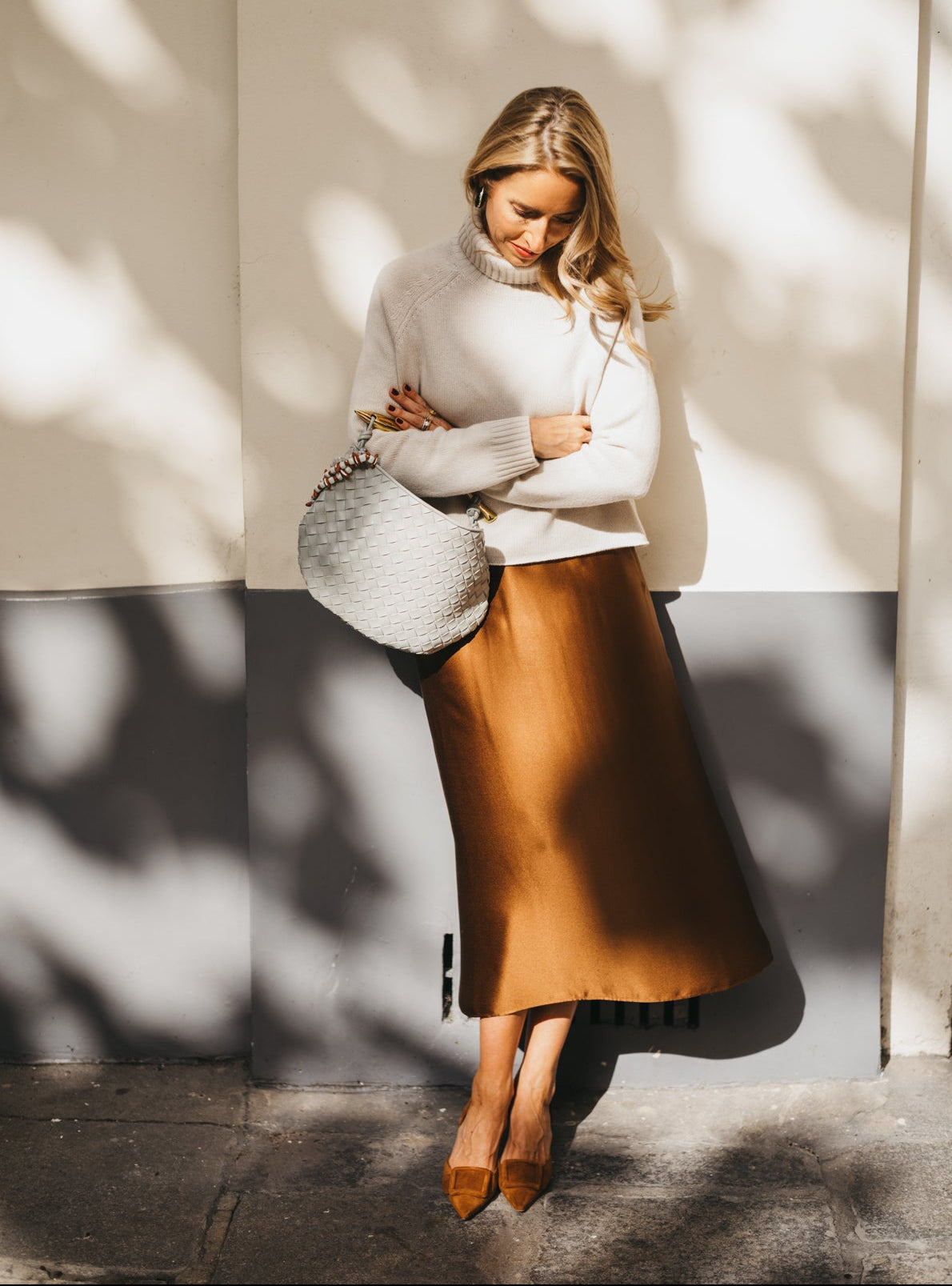 LAURA TURTLENECK IN HONEY OAT