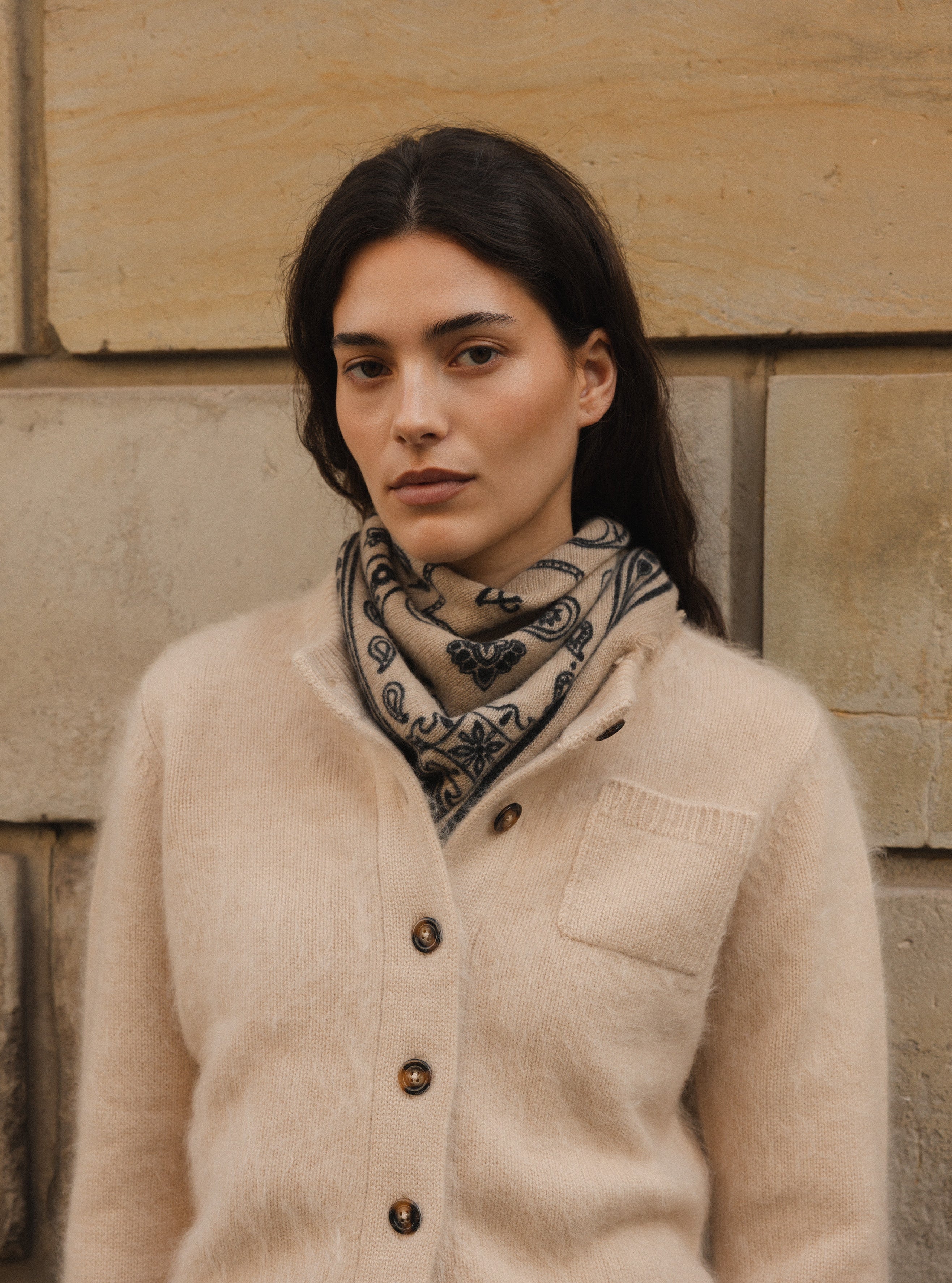 NELE SCARF SMALL IN AMBER