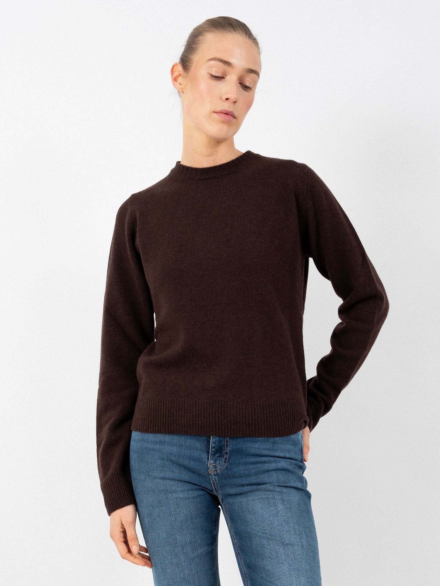 THERESA SWEATER IN ESPRESSO