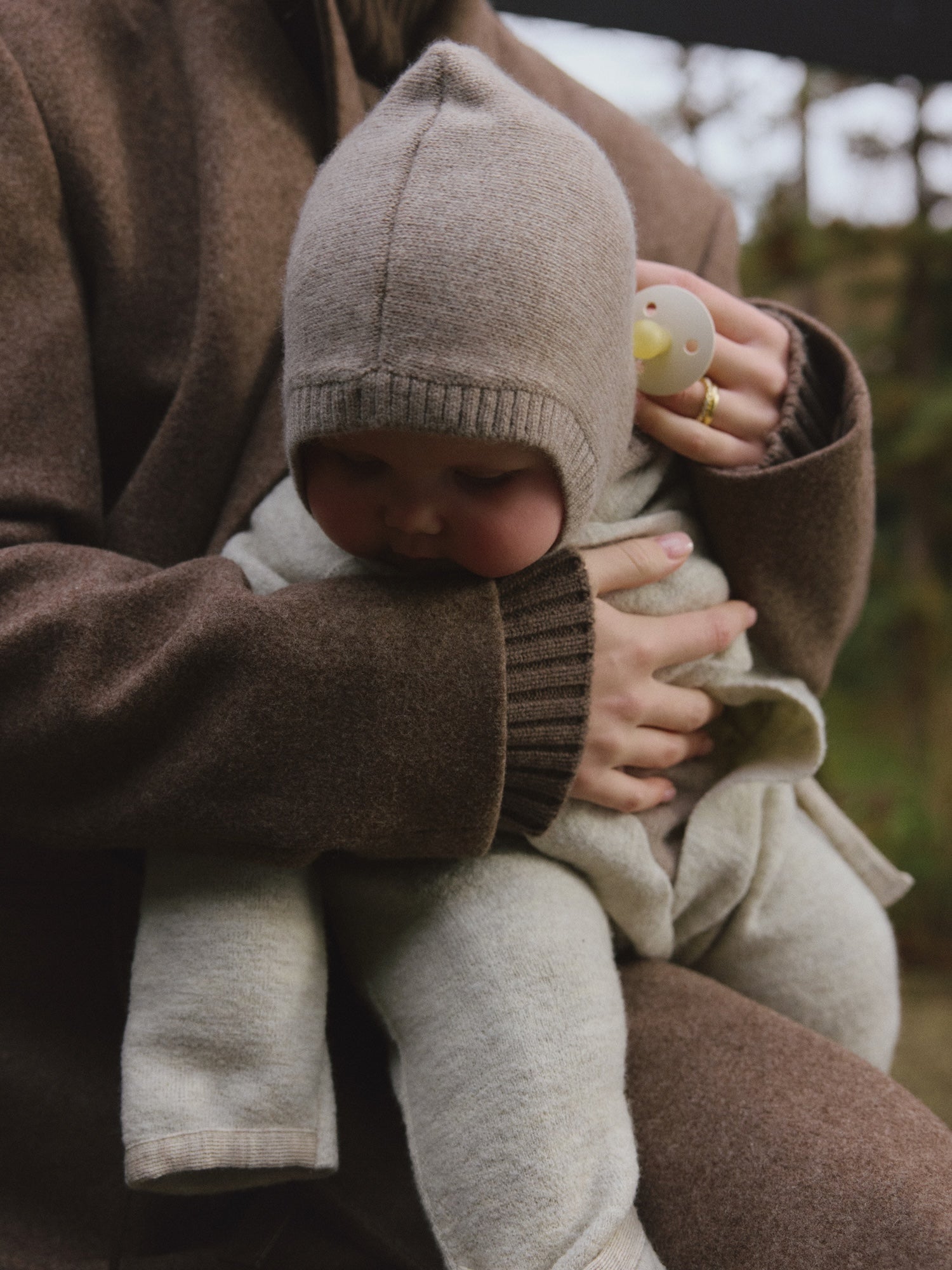 FRANZ BALACLAVA IN SOFT TAUPE