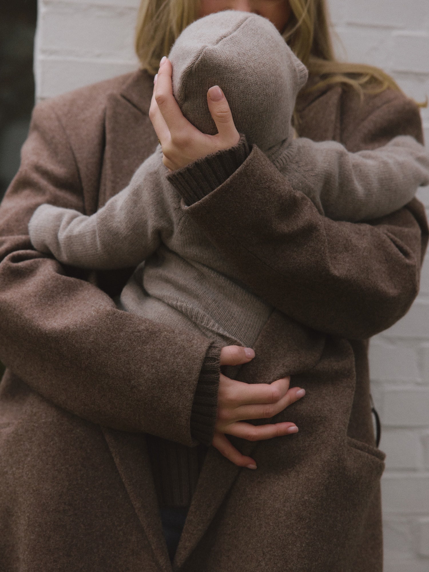 CHARLOTTE CARDIGAN IN SOFT TAUPE