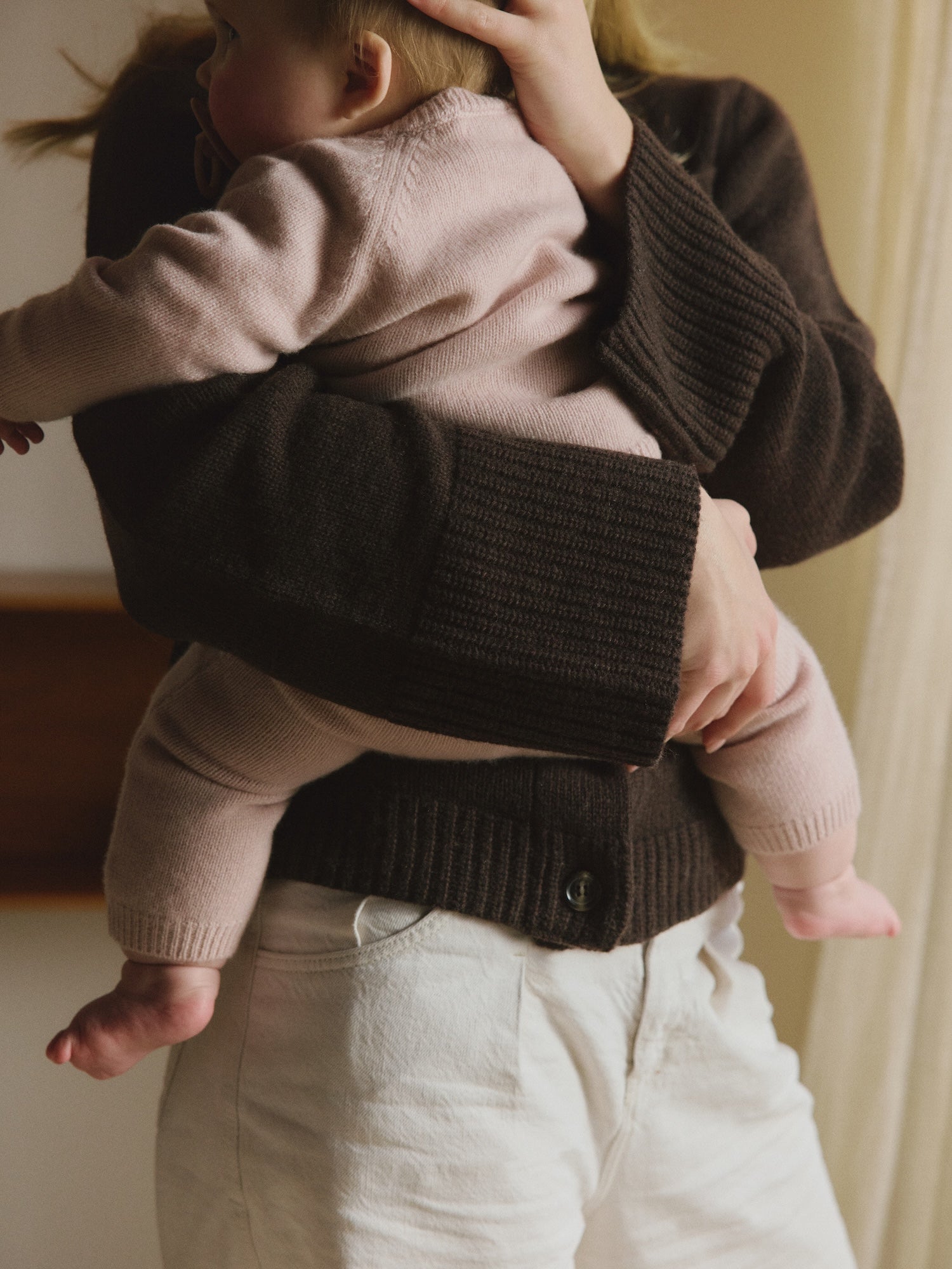 CHARLOTTE CARDIGAN IN BALLET PINK