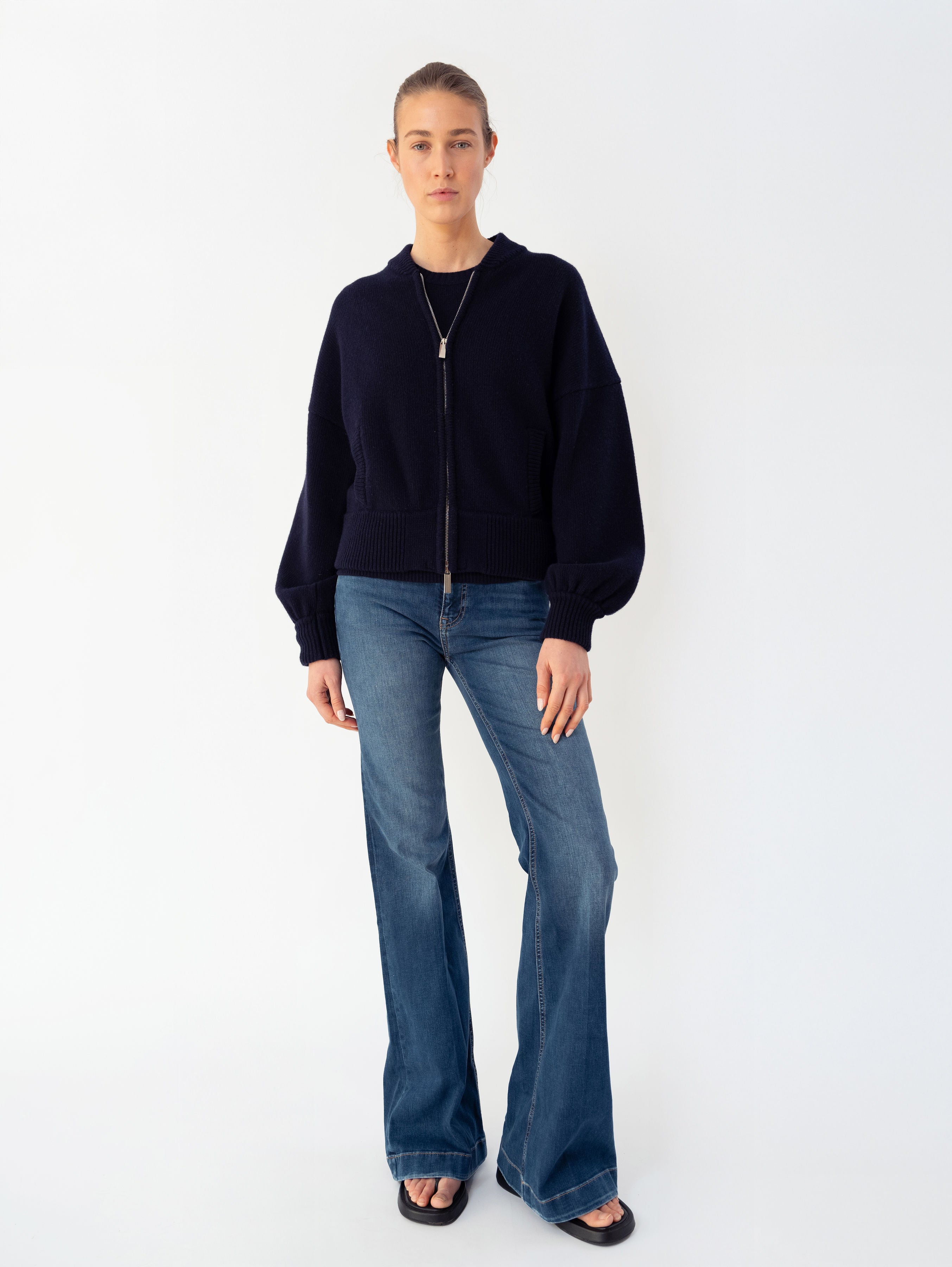 AUGUSTA JACKET IN DEEP BLUE