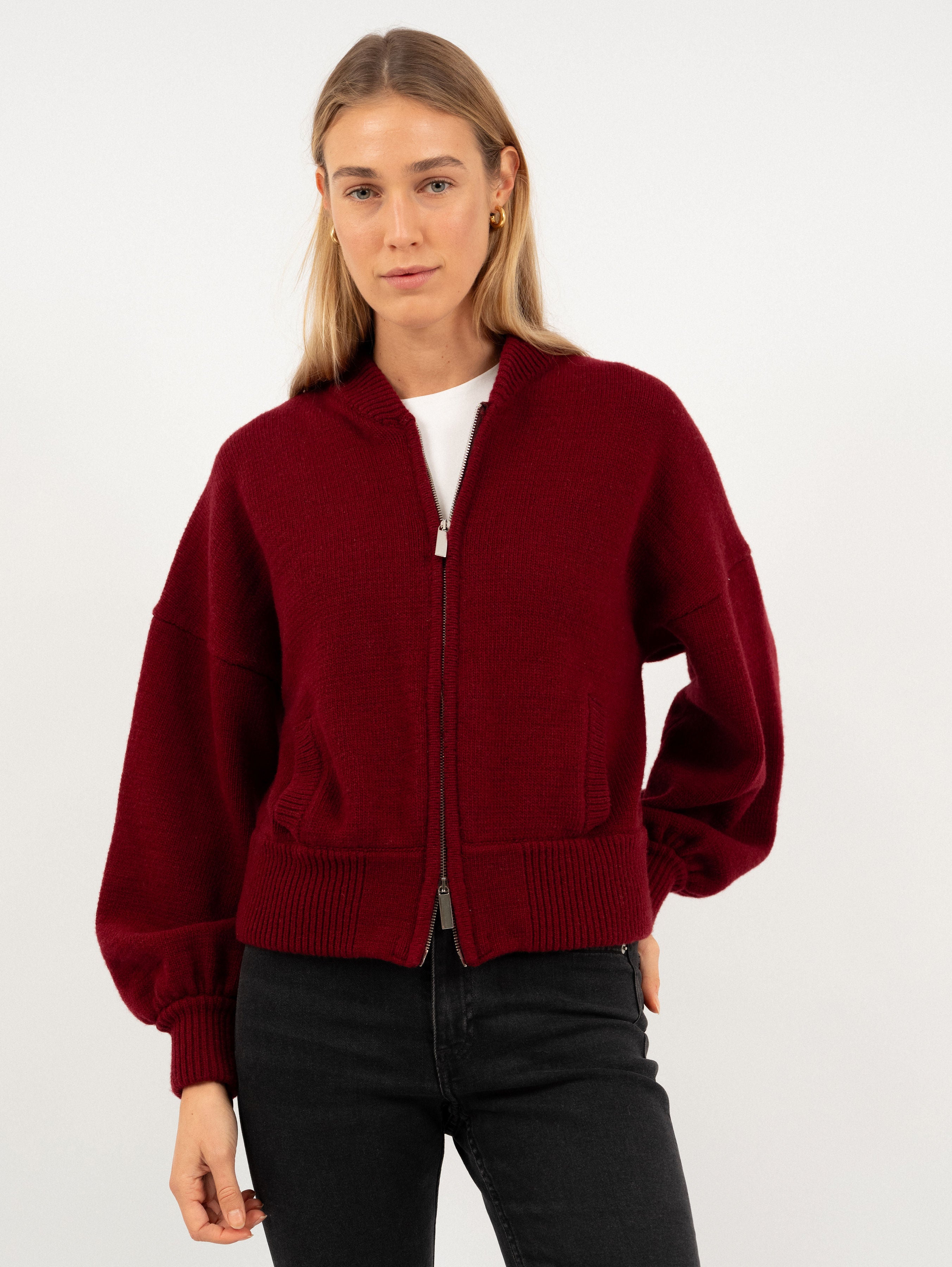AUGUSTA JACKET IN RUBY RED