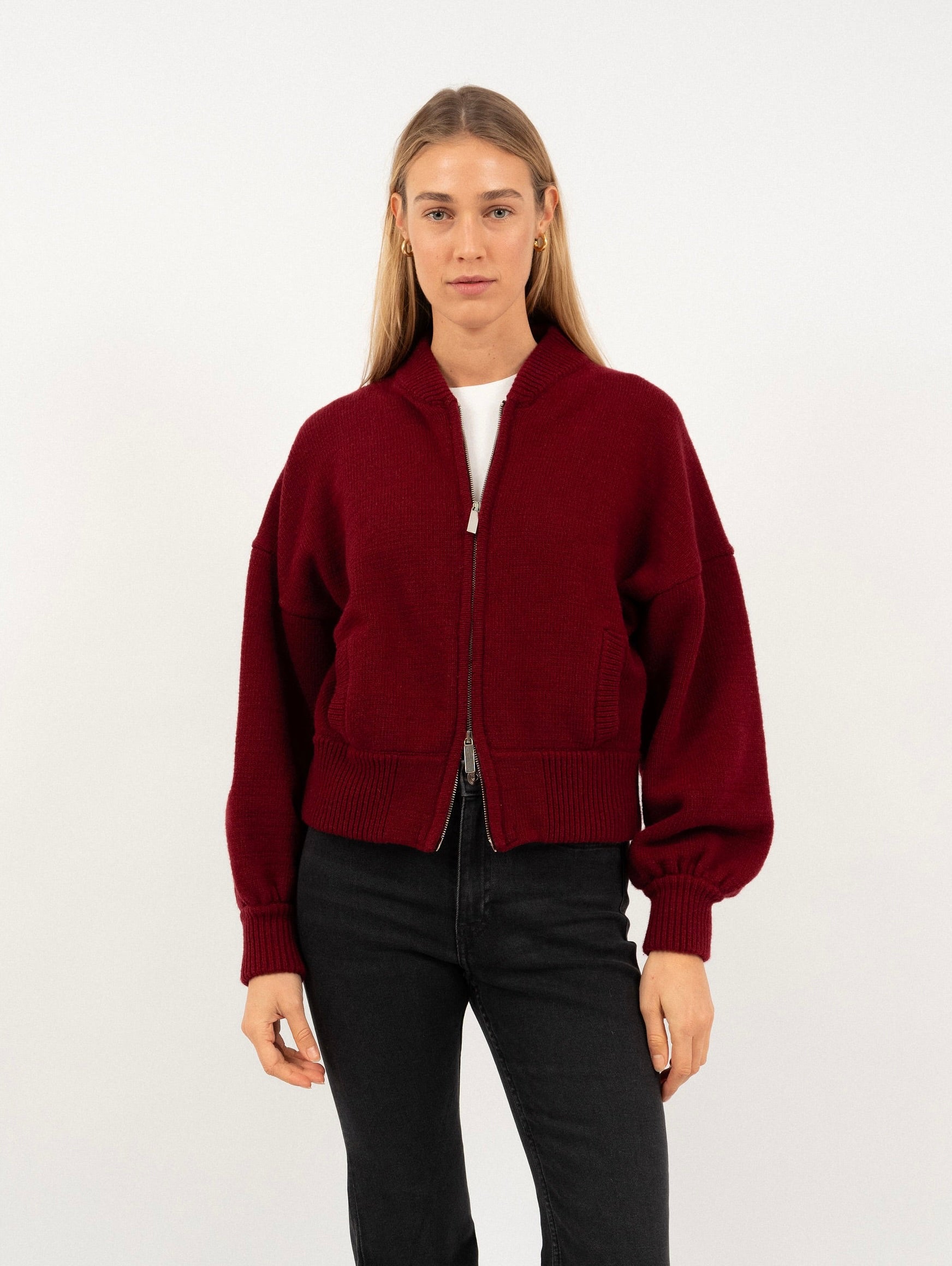 AUGUSTA JACKET IN RUBY RED