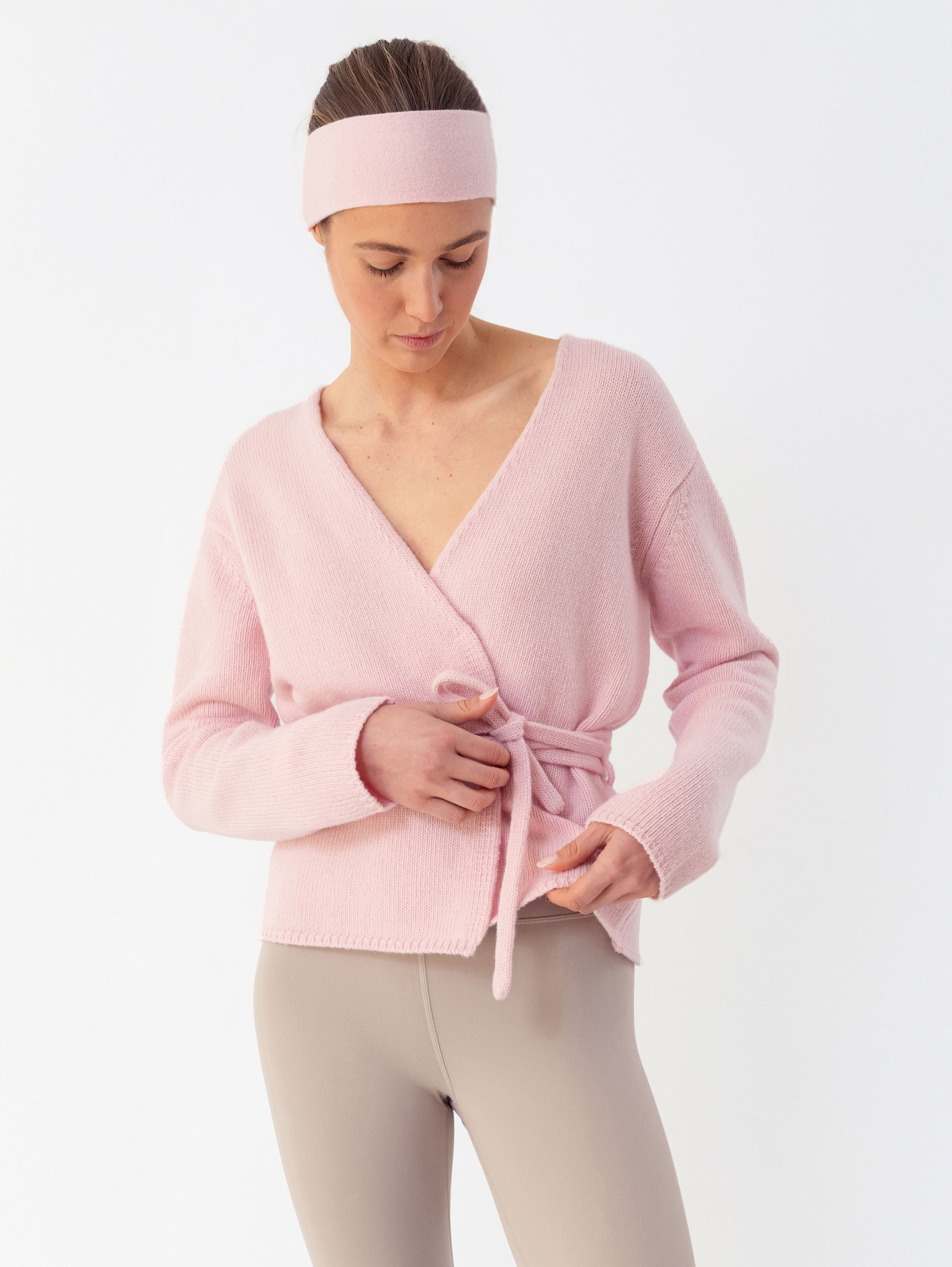 BONDI CARDIGAN IN PILATES PINK