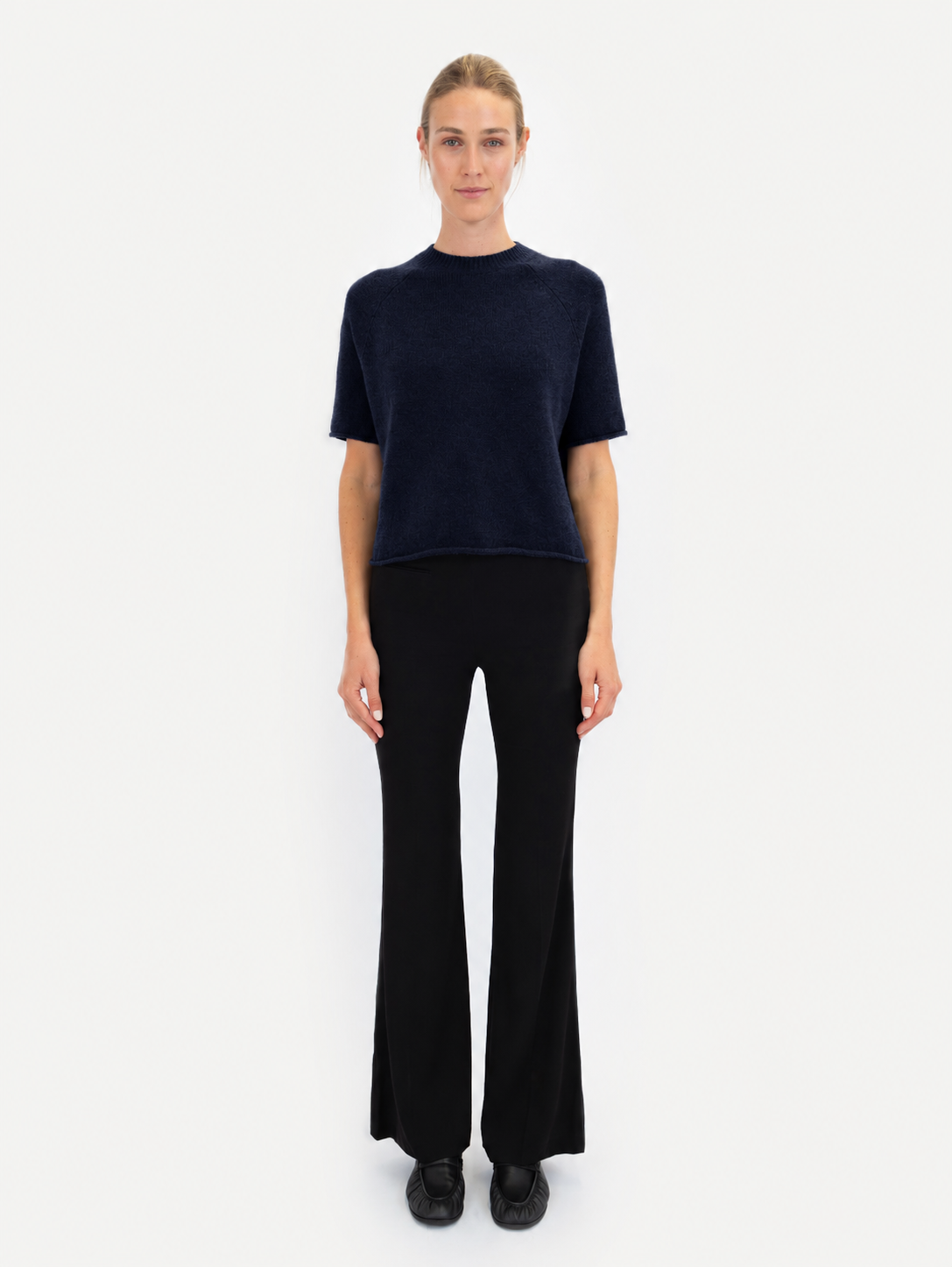 GRETA SWEATER IN DEEP BLUE