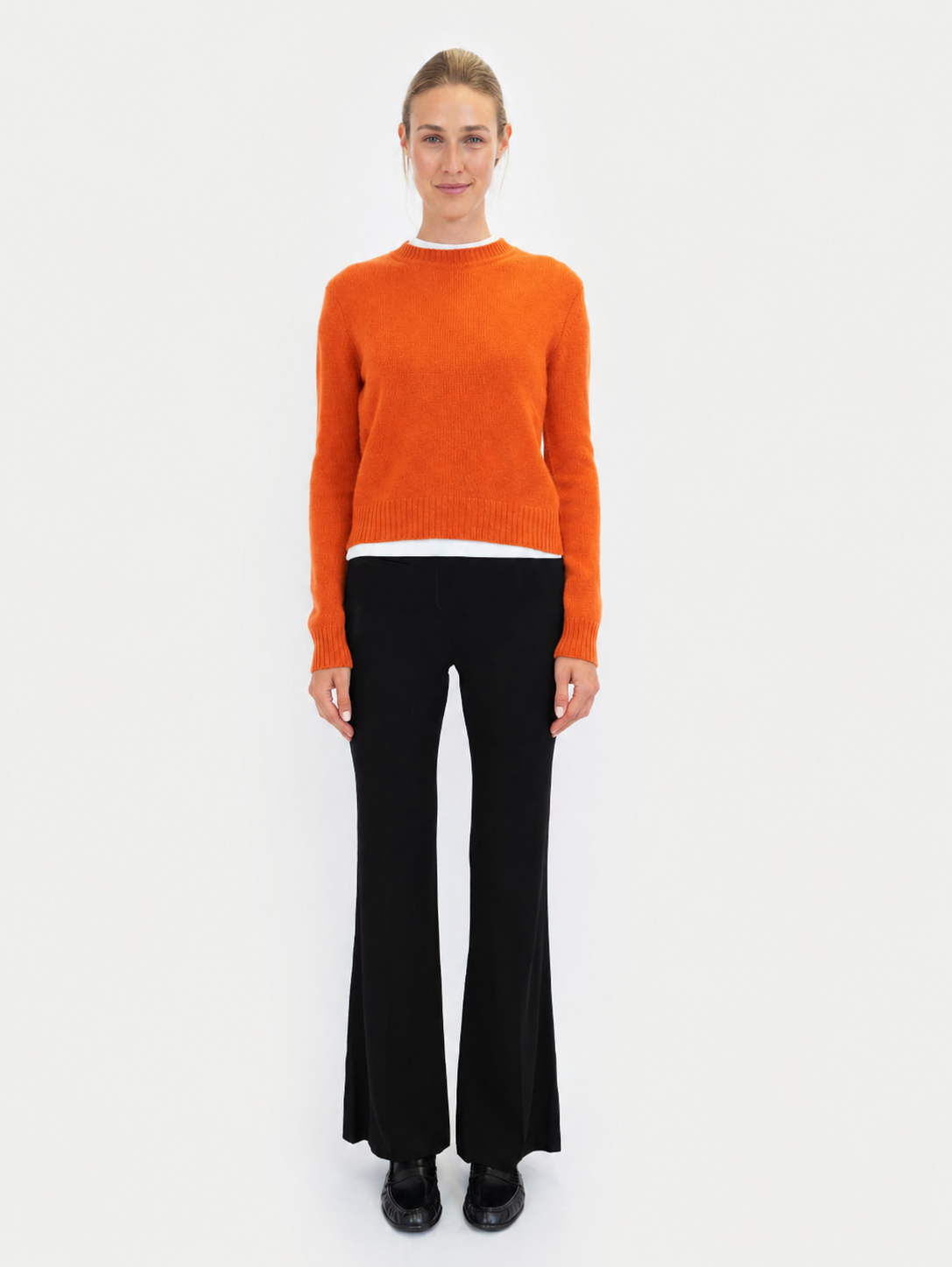 TESSA SWEATER CASHMERE IN ORANGE