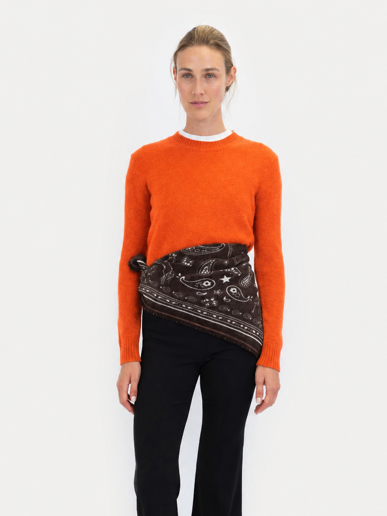 TESSA SWEATER CASHMERE IN ORANGE