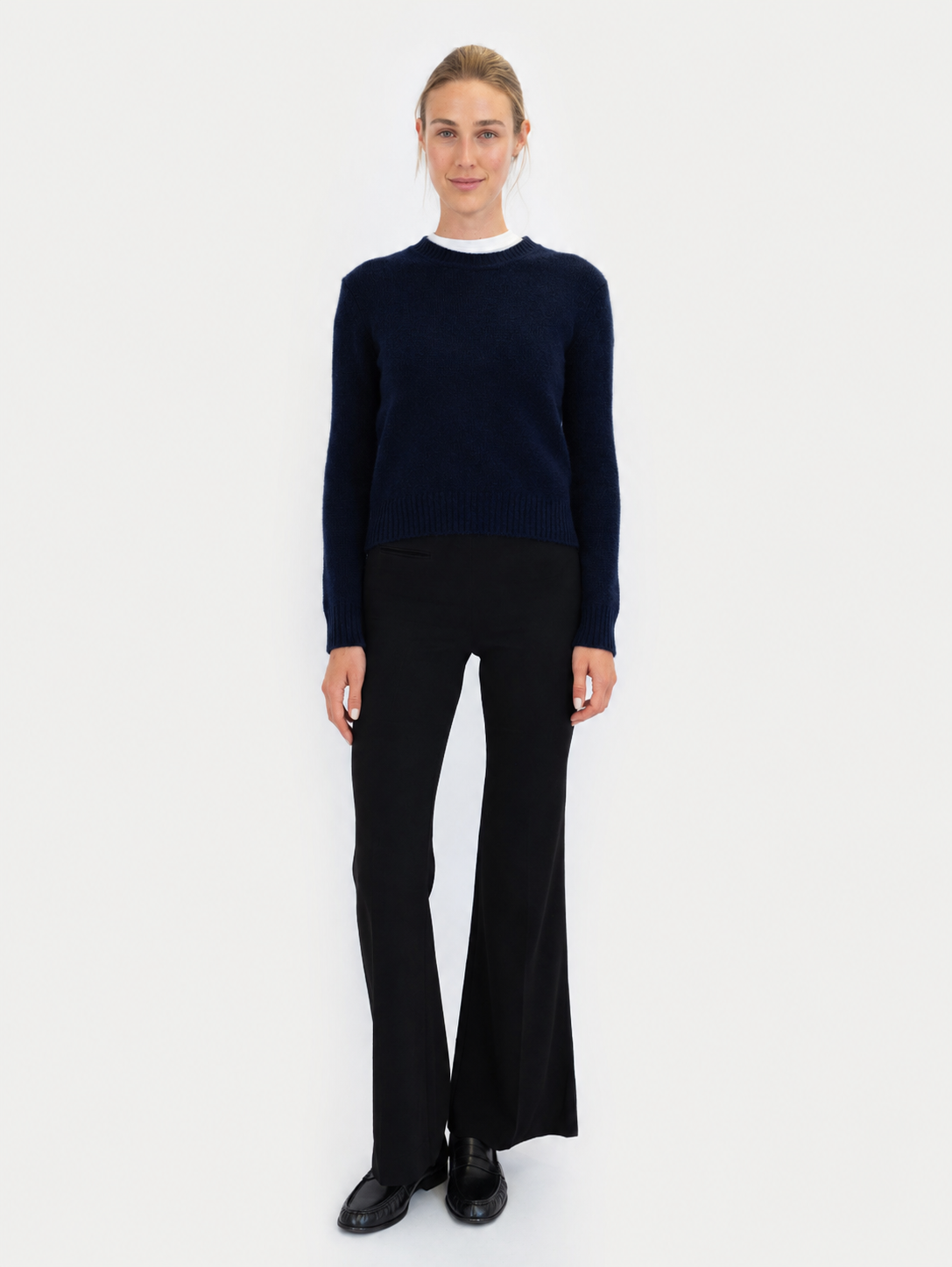 TESSA SWEATER CASHMERE IN DEEP BLUE