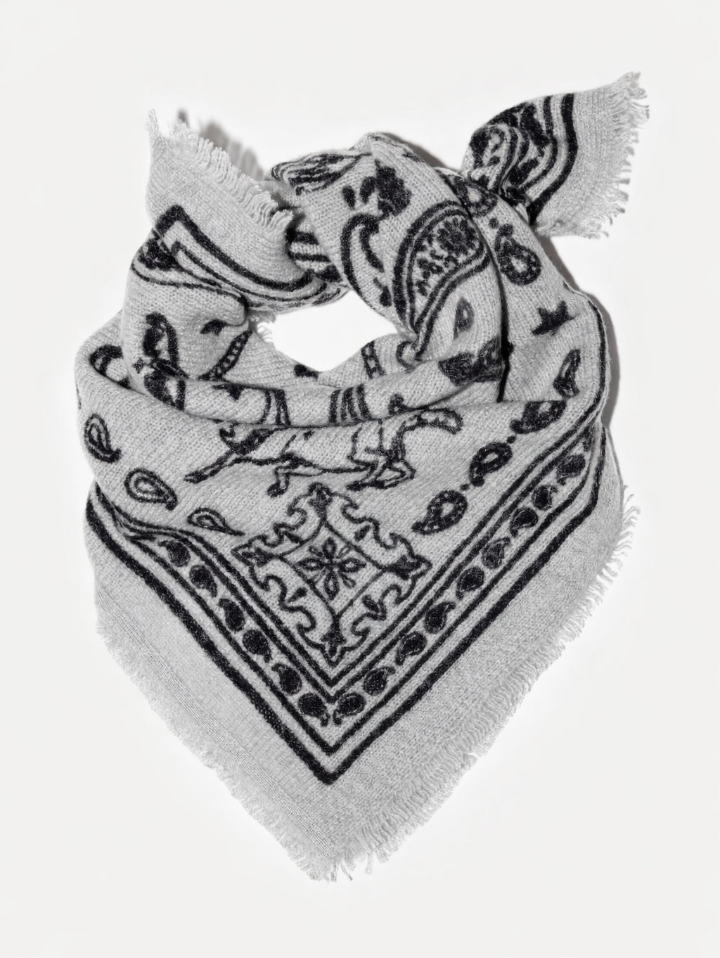 NELE SCARF SMALL IN SMOG