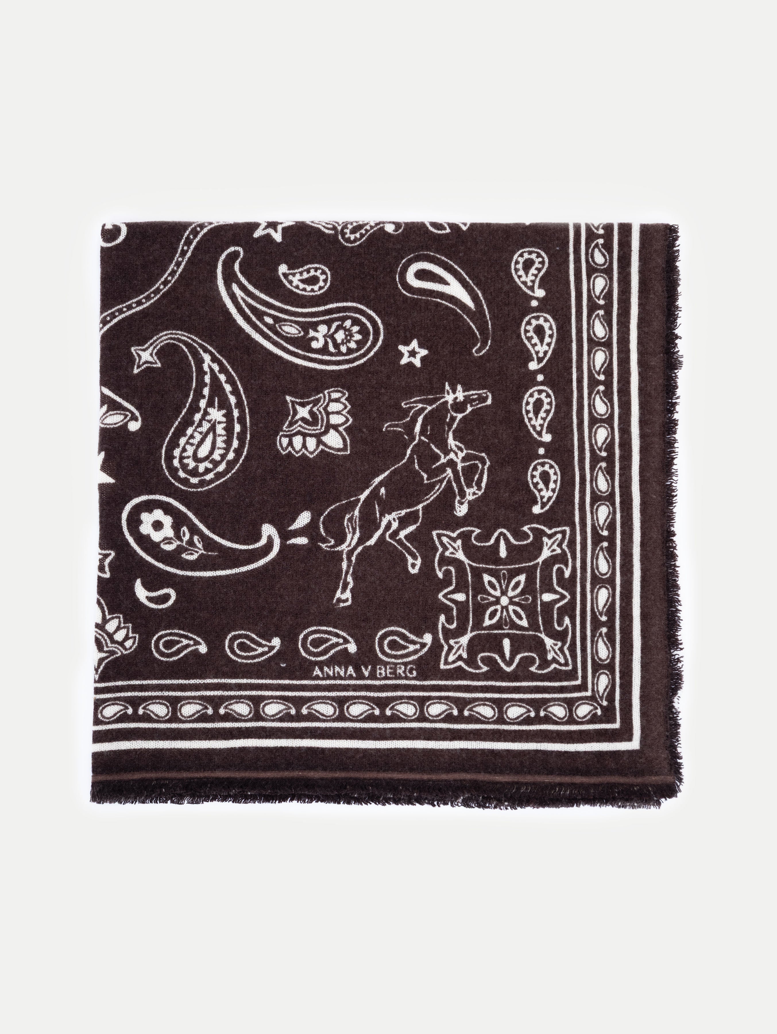 NELE SCARF BIG IN CHOCOLATE