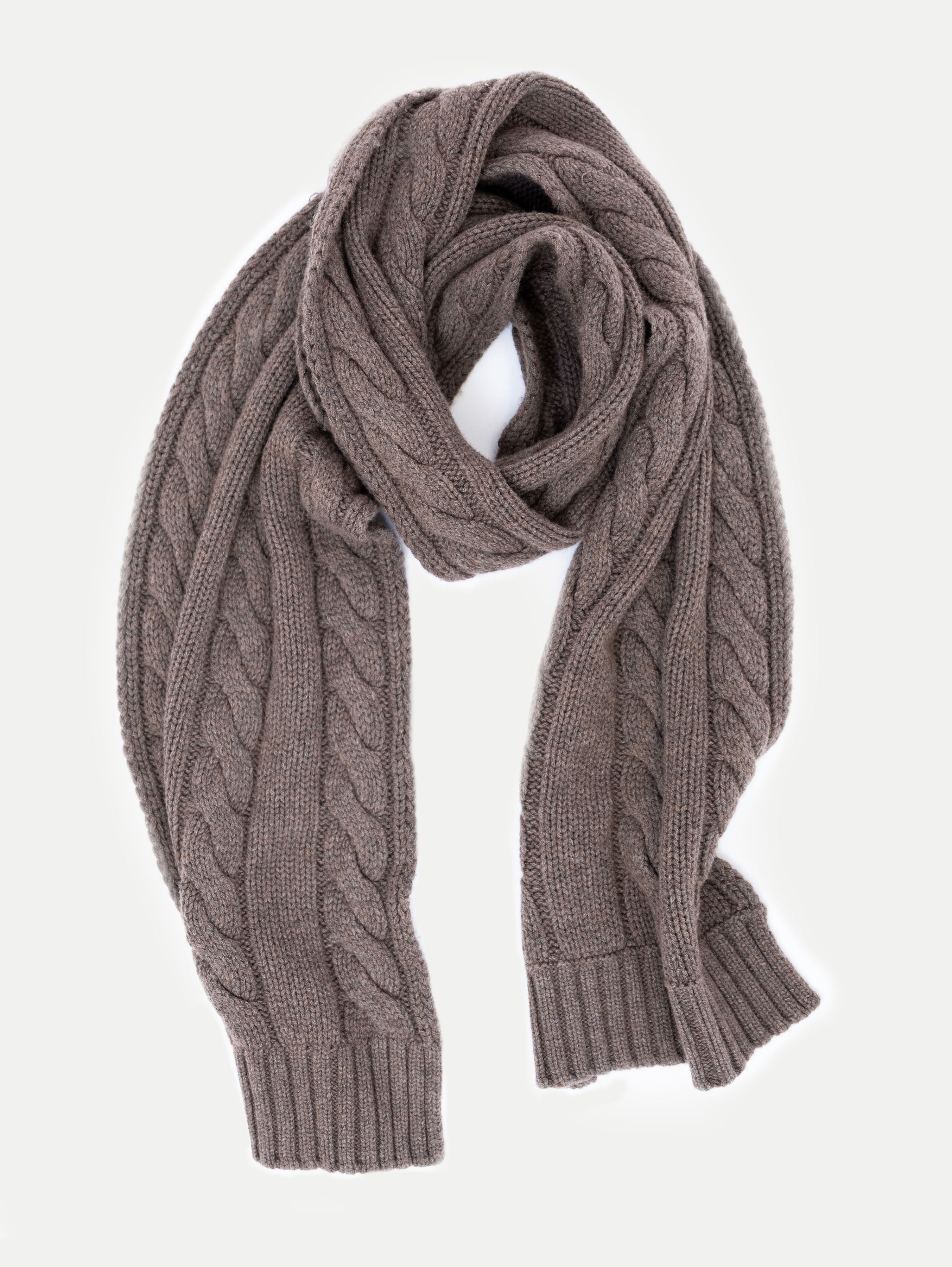 CAMILLA SCARF IN SOFT NOUGAT