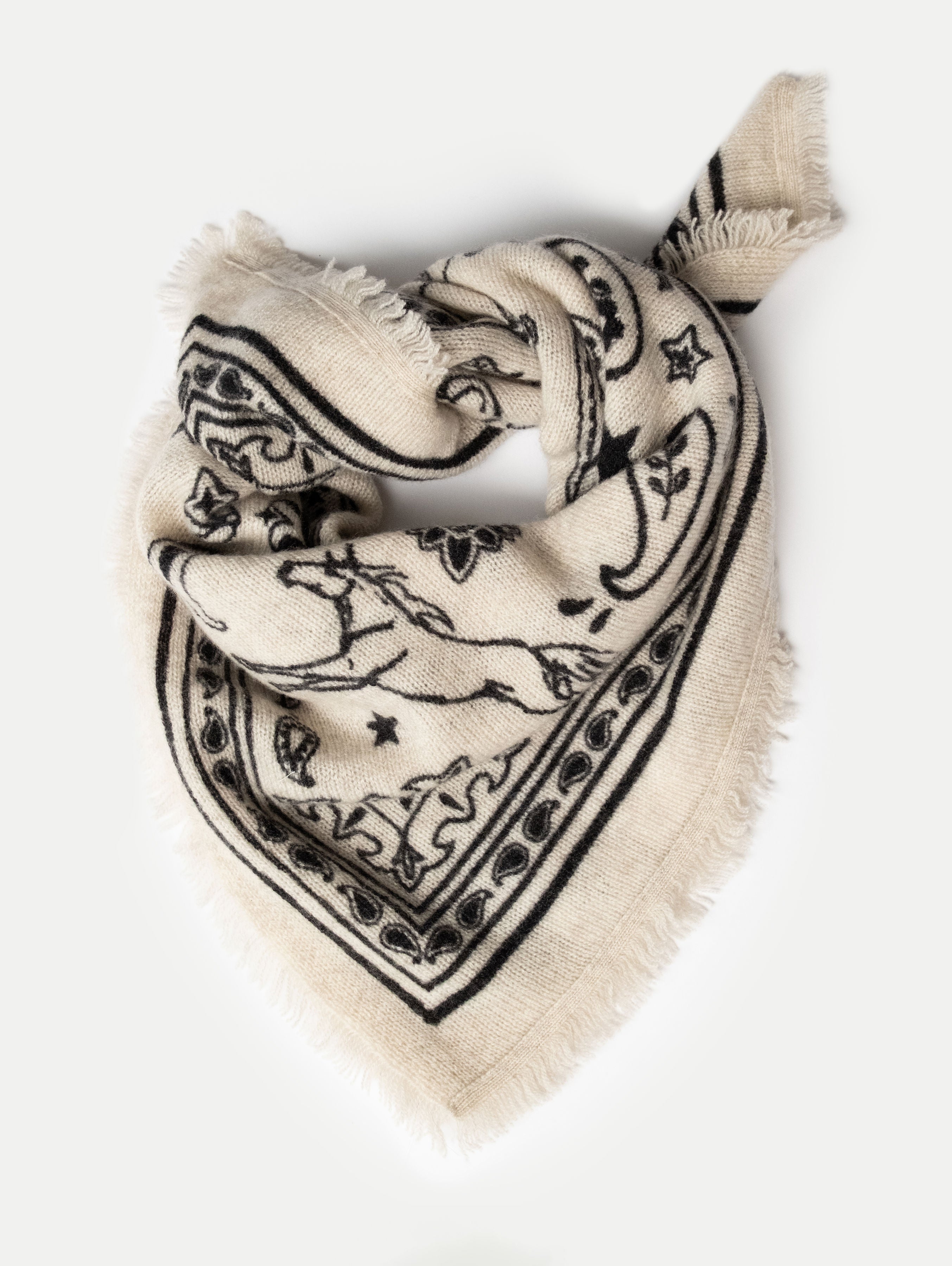 NELE SCARF SMALL IN SOFT CHAMPAGNE