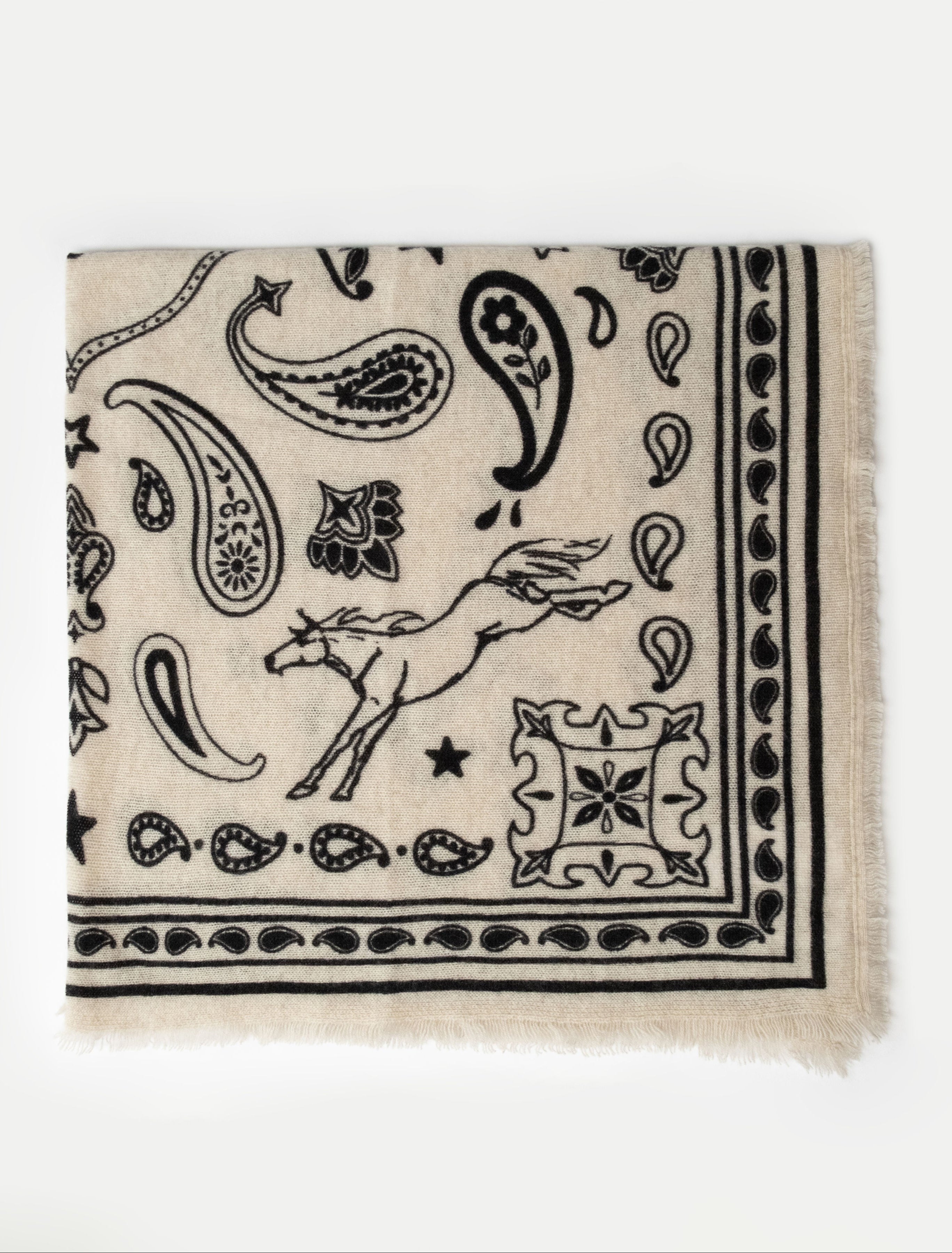 NELE SCARF BIG IN SOFT CHAMPGANE