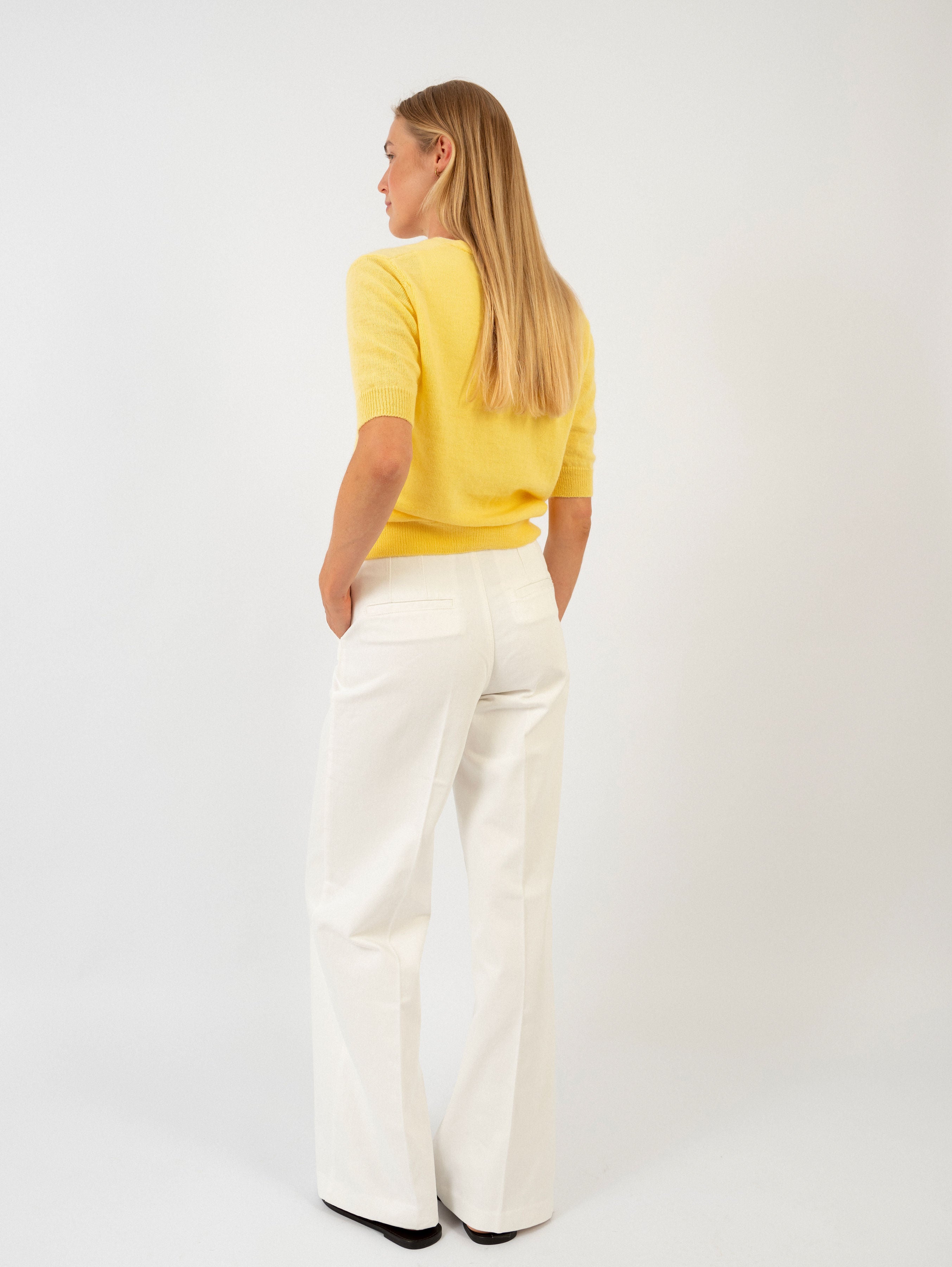 FLORENTINE CARDIGAN IN LEMON SORBET