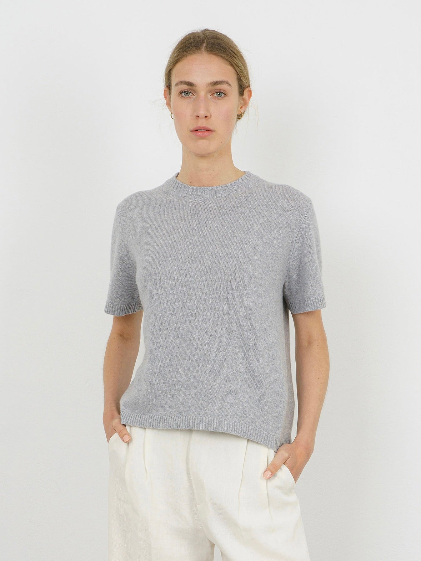 JULES SWEATER IN OYSTER GREY