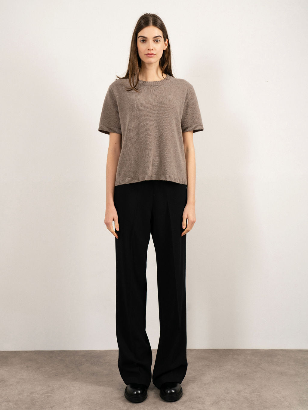 JULES SWEATER IN TIMELESS TAUPE