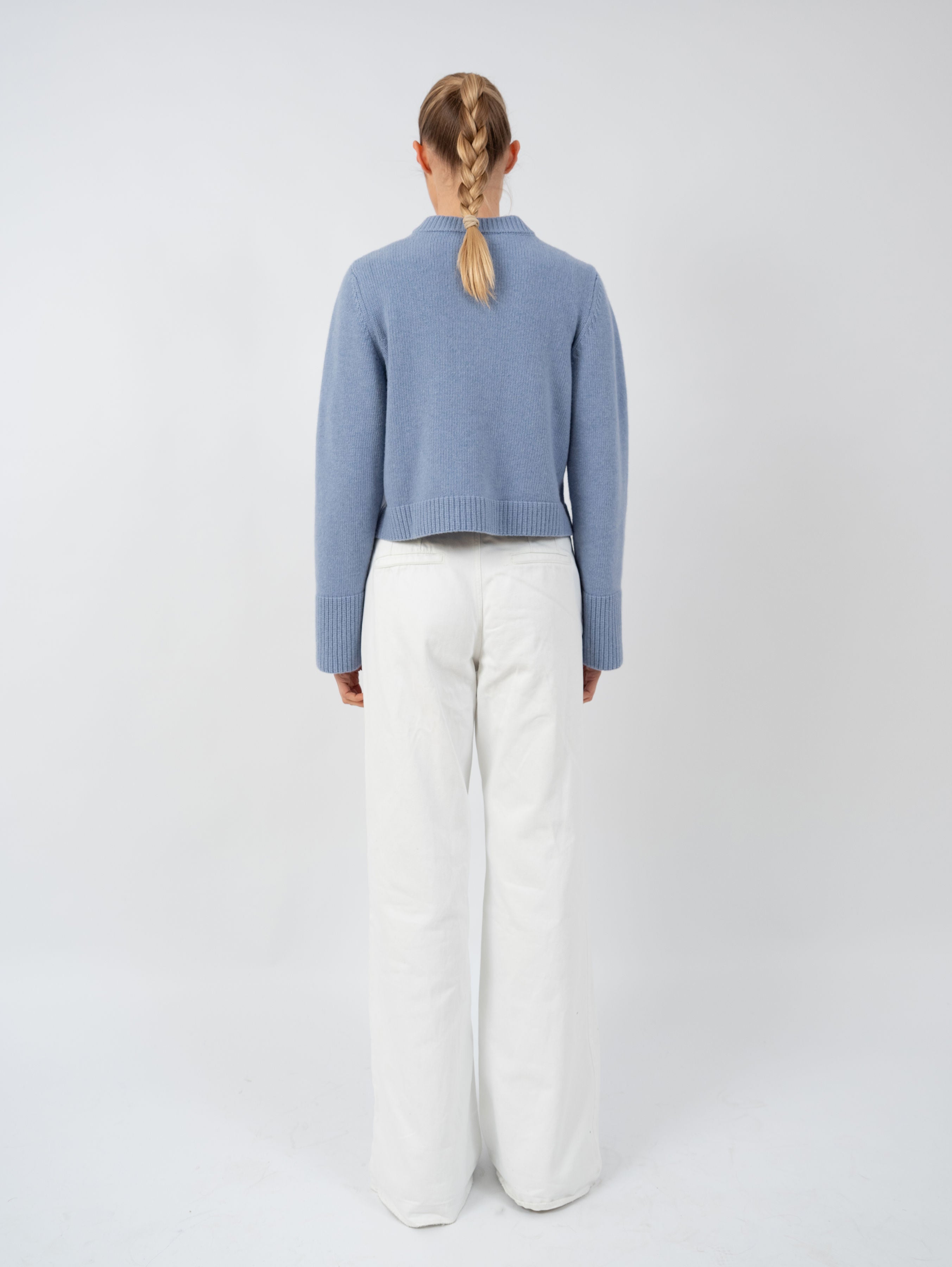 LILLY CARDIGAN IN JEANS BLUE