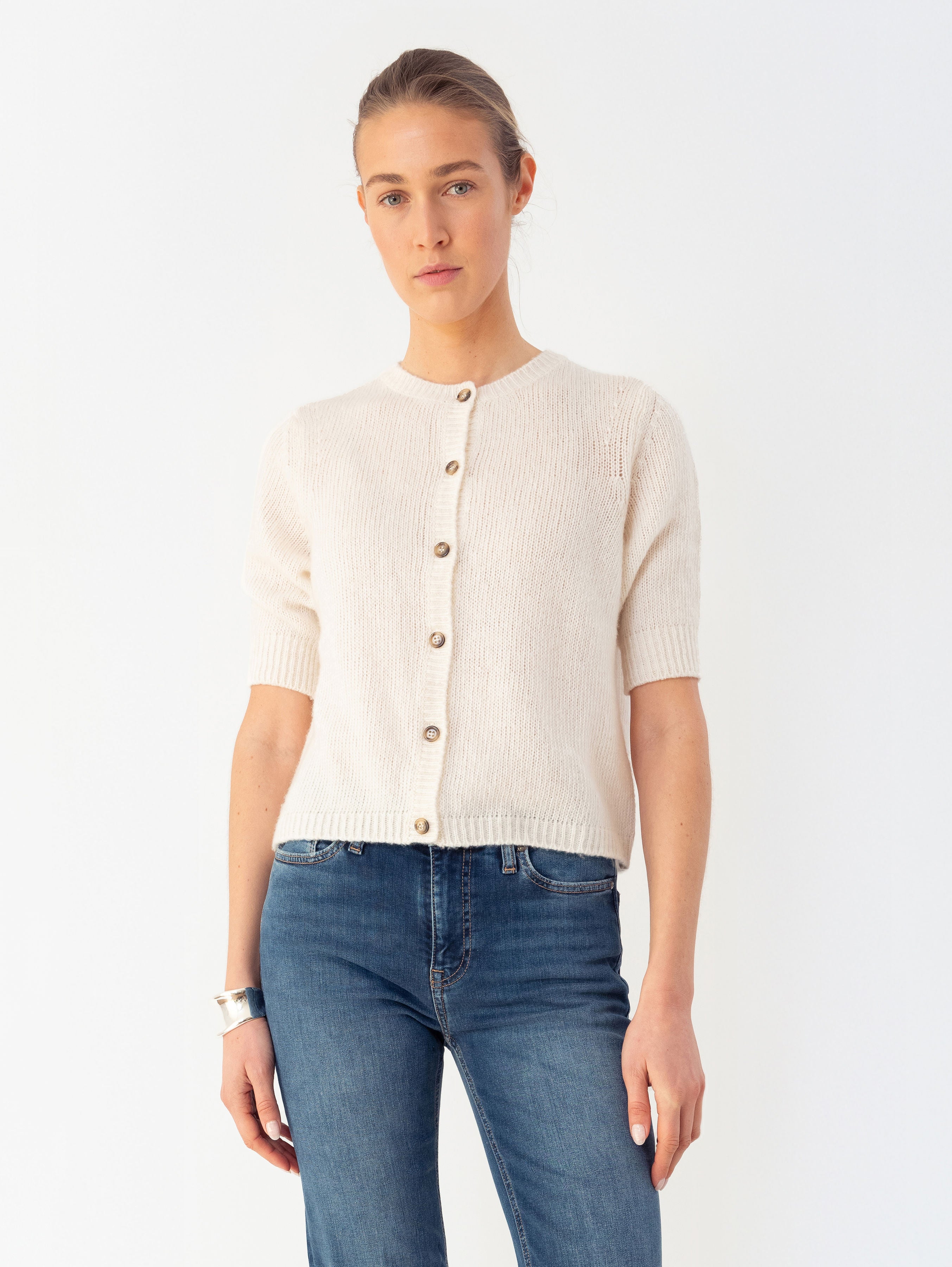LOUISE CARDIGAN IN CREAMCHEESE