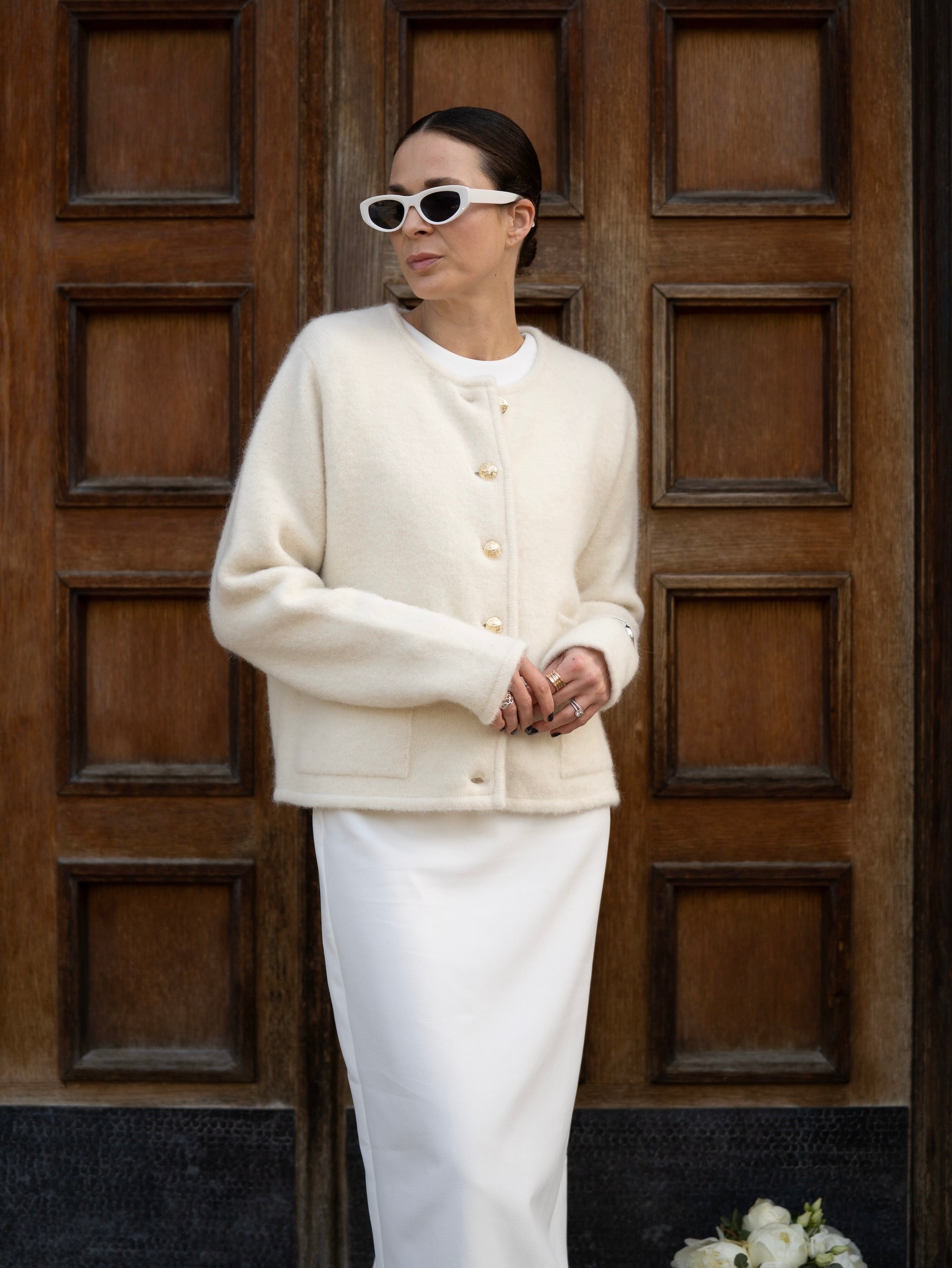 PATRICIA JACKET IN MILK FOAM