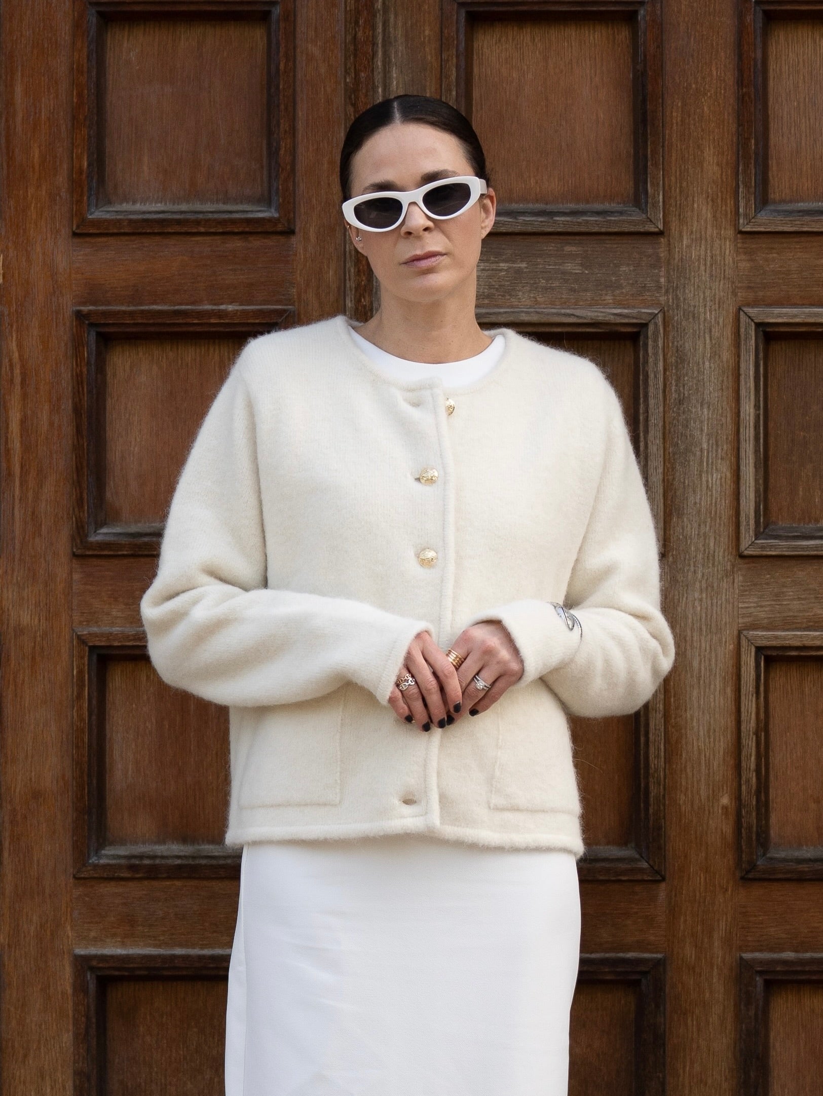 PATRICIA JACKET IN MILK FOAM