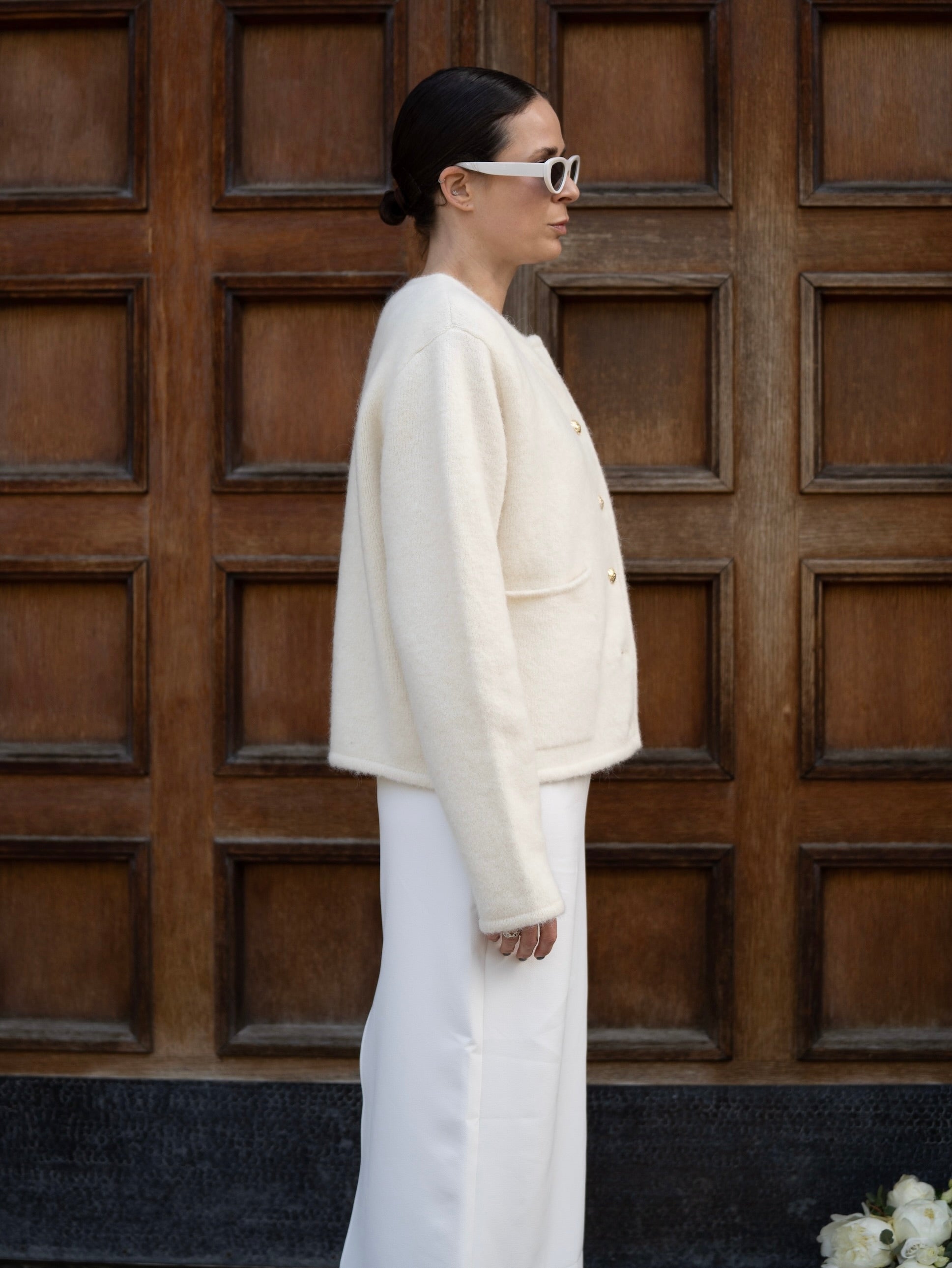 PATRICIA JACKET IN MILK FOAM