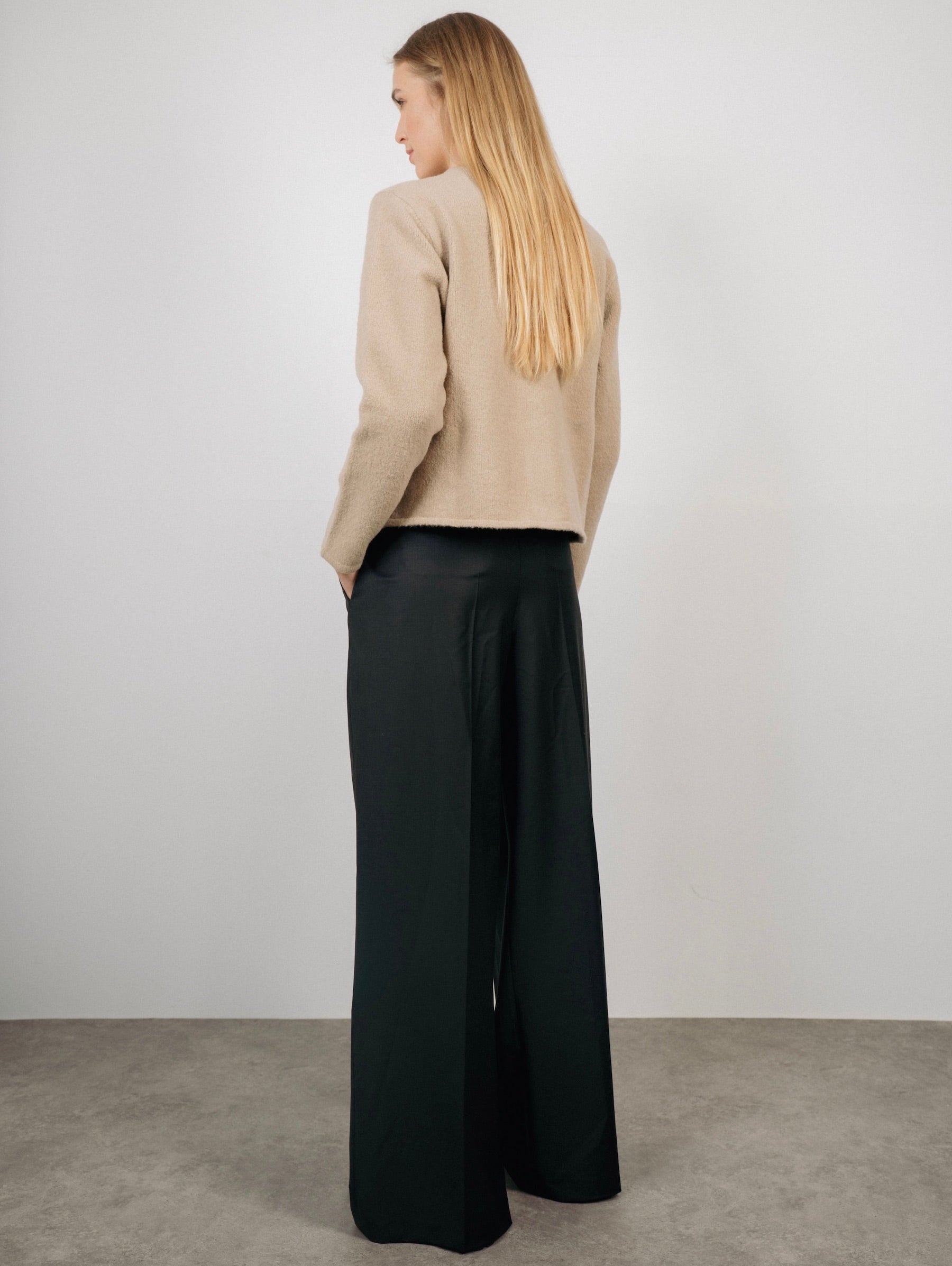 PATRICIA JACKET IN NEW WOOL BEIGE