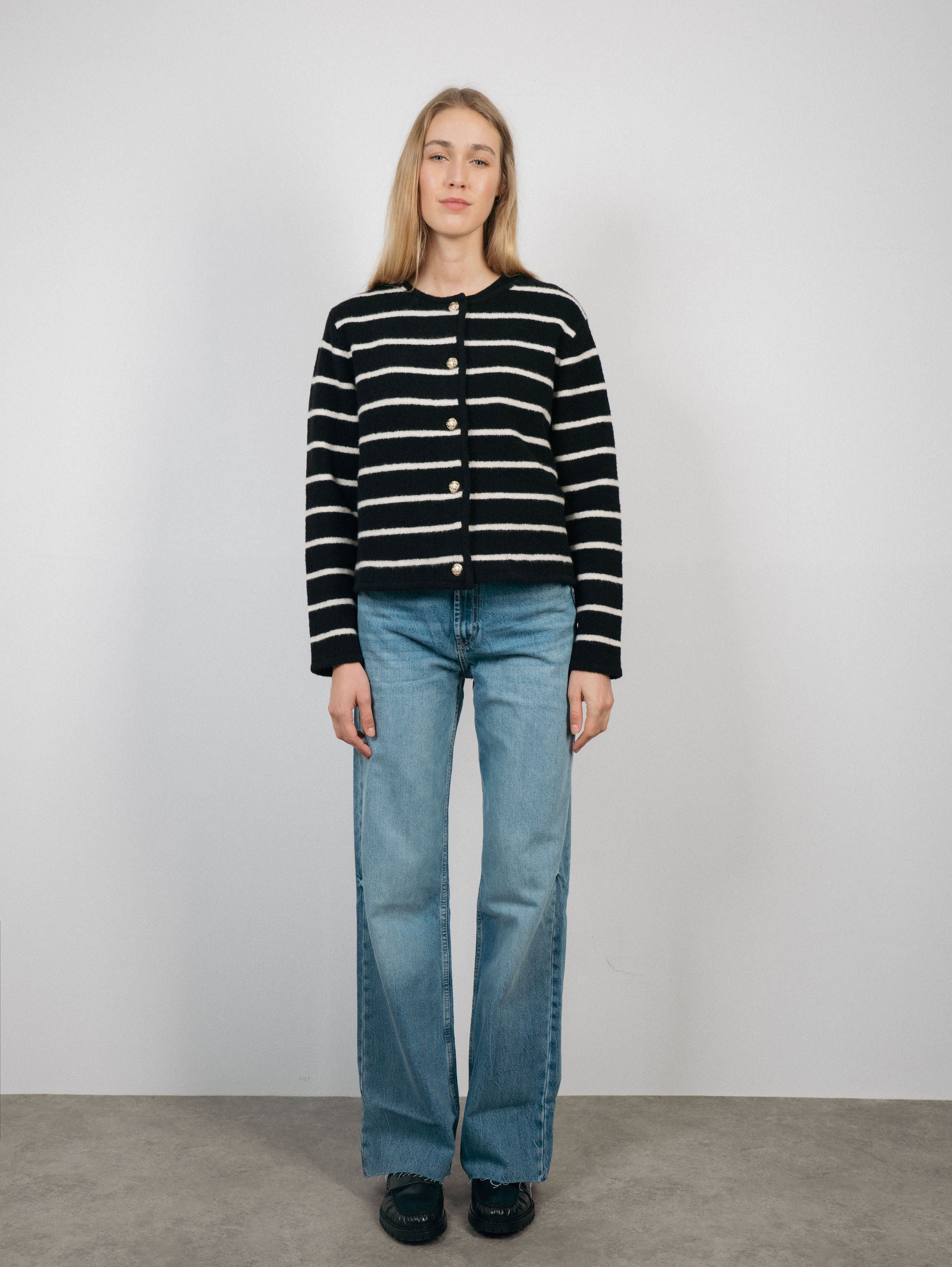PATRICIA JACKET IN NIGHT / MILK FOAM